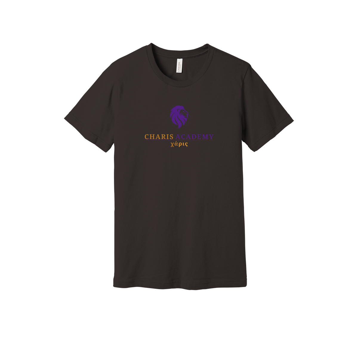 cahazleton-everyday-essentials-short-sleeve-tee-dtf-front-BC3001-brown-flat-front