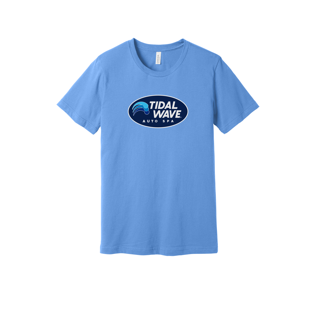 tidalwaveautospa-everyday-essentials-short-sleeve-tee-dtf-front-BC3001-carolinablue-flat-front