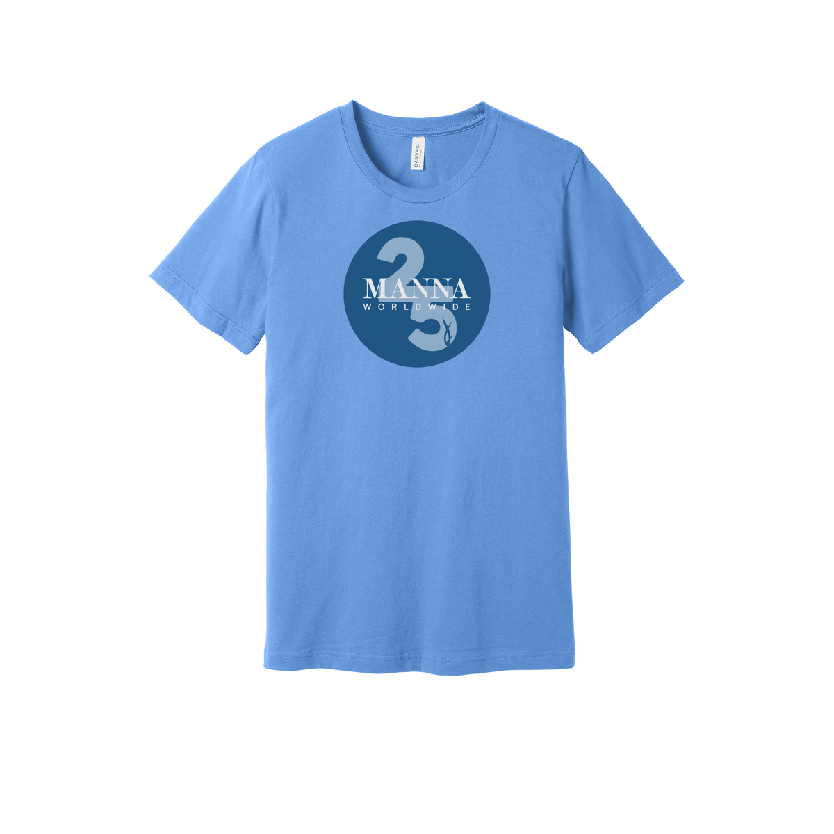 mannaworldwide-everyday-essentials-short-sleeve-tee-dtf-front-BC3001-carolinablue-flat-front