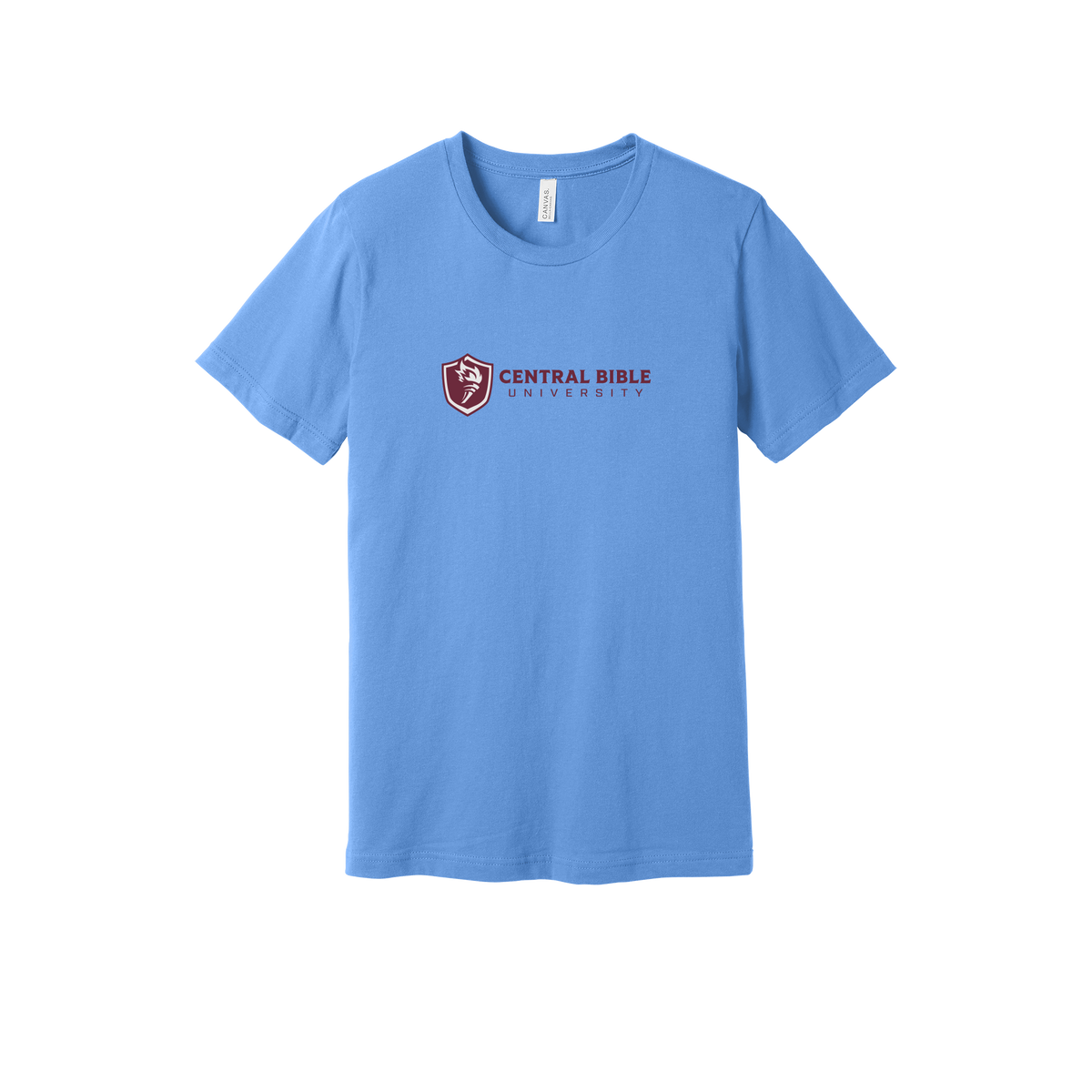 centralbible-everyday-essentials-short-sleeve-tee-dtf-front-BC3001-carolinablue-flat-front