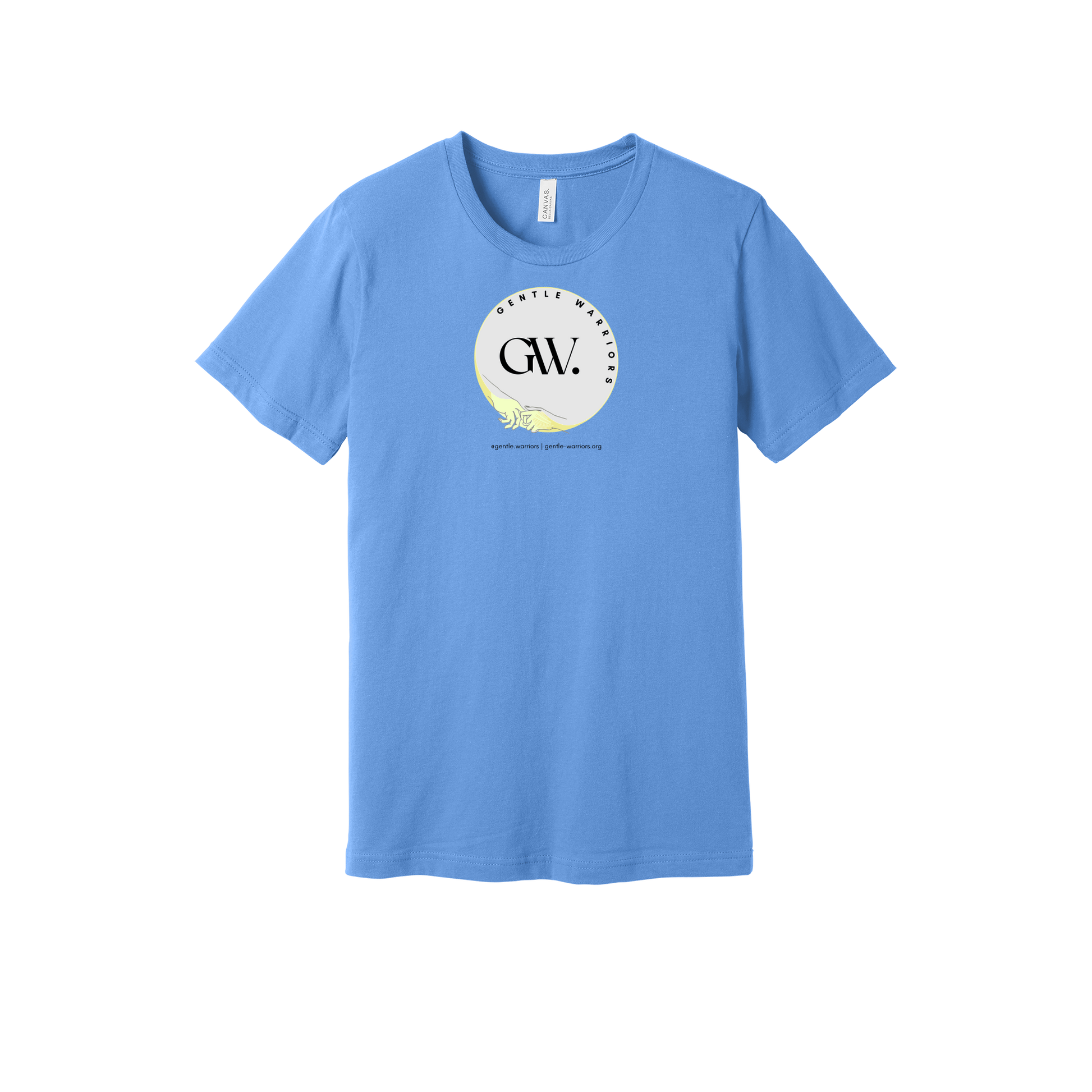 gentle-warriors-everyday-essentials-short-sleeve-tee-dtf-front-BC3001-carolinablue-flat-front