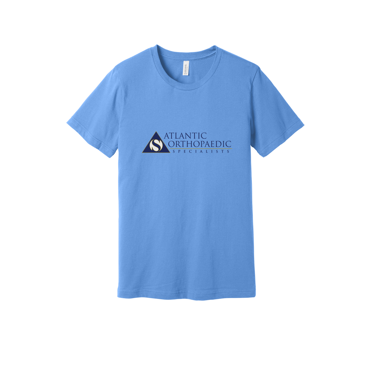 atlanticortho-everyday-essentials-clinic-short-sleeve-tee-dtf-front-BC3001-carolinablue-flat-front