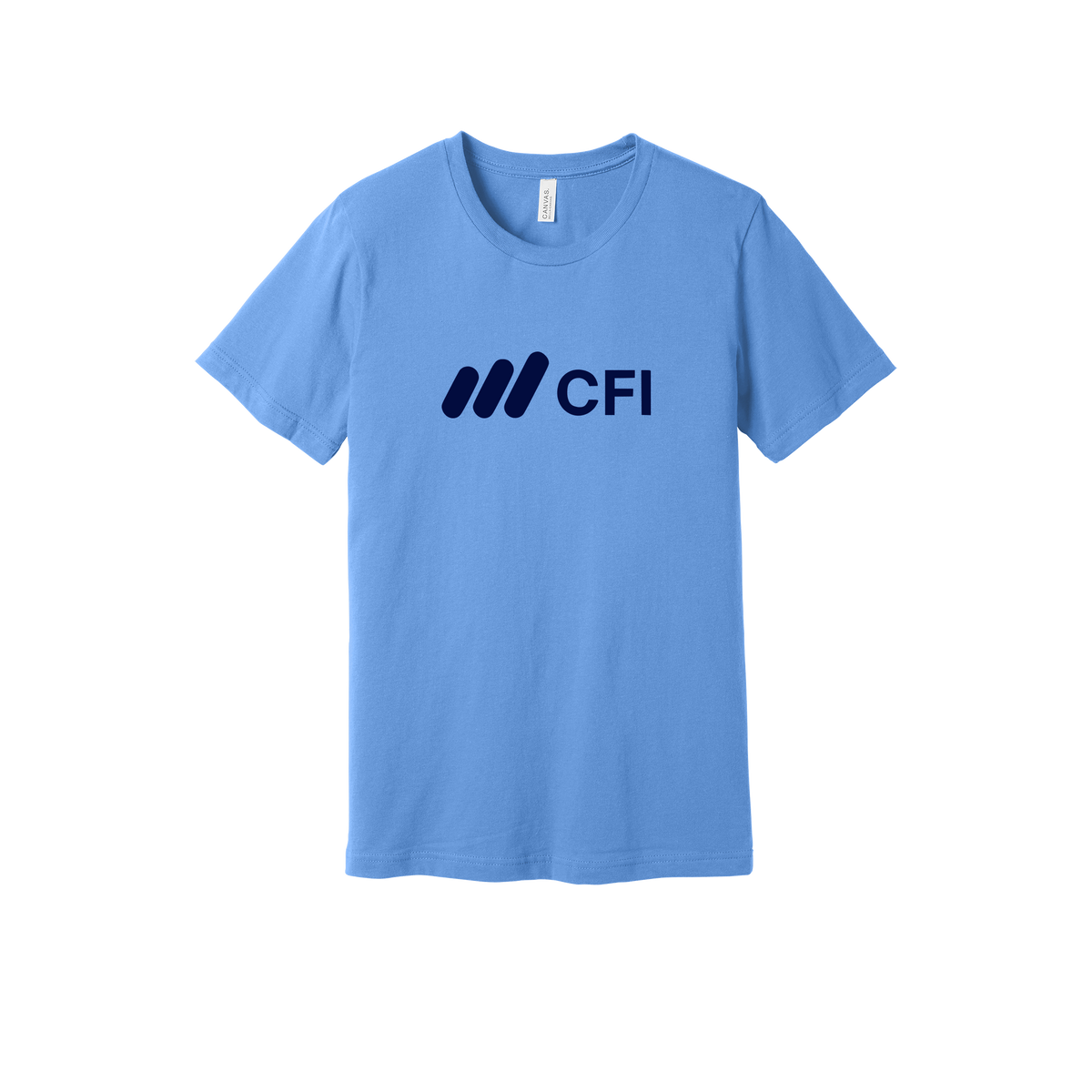 corporatefinanceinstitute-everyday-essentials-short-sleeve-tee-dtf-front-BC3001-carolinablue-flat-front