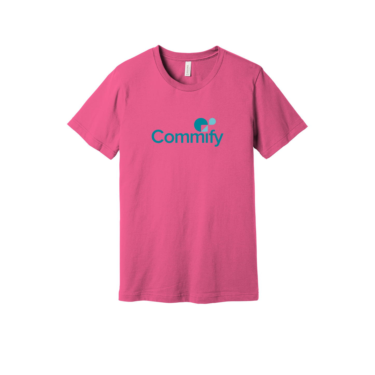 commify-everyday-essentials-short-sleeve-tee-dtf-front-BC3001-charitypink-flat-front