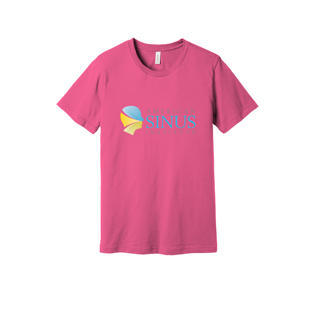 americansinus-everyday-essentials-clinic-short-sleeve-tee-dtf-front-BC3001-charitypink-flat-front