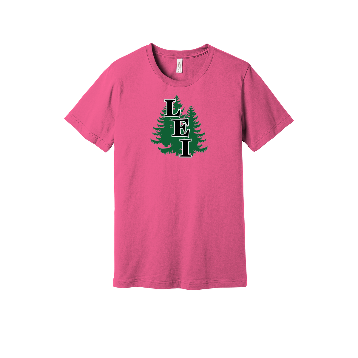 leisite-everyday-essentials-short-sleeve-tee-dtf-front-BC3001-charitypink-flat-front