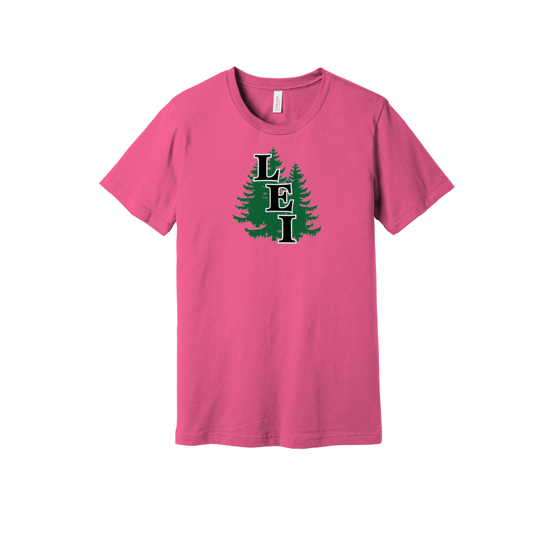 leisite-everyday-essentials-short-sleeve-tee-dtf-front-BC3001-charitypink-flat-front