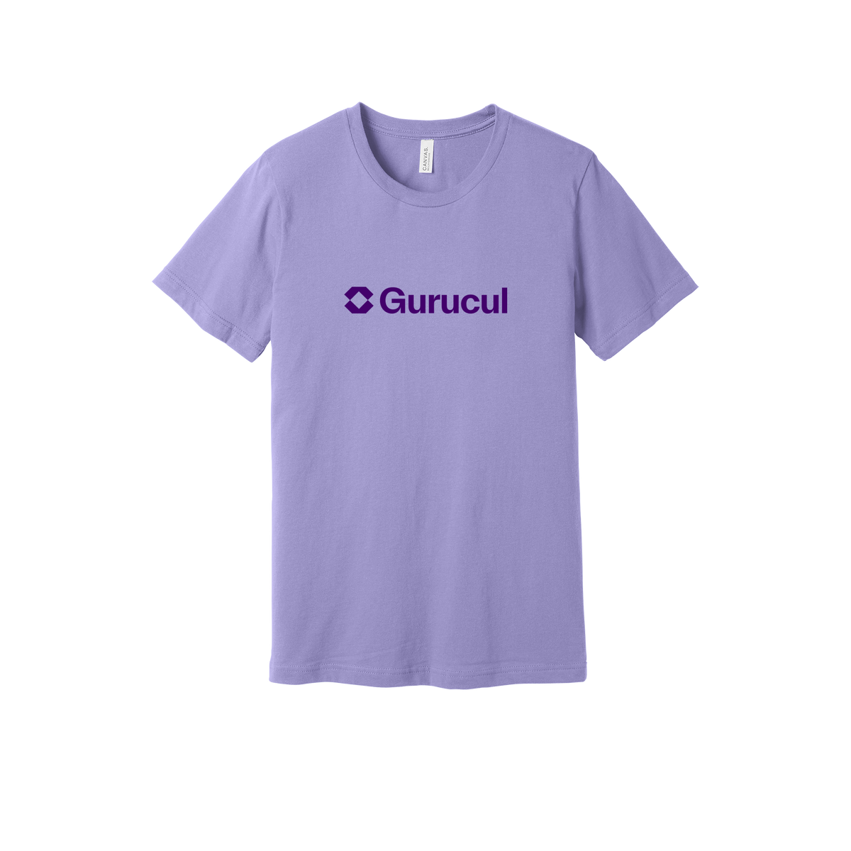 gurucul-everyday-essentials-short-sleeve-tee-dtf-front-BC3001-darklavender-flat-front