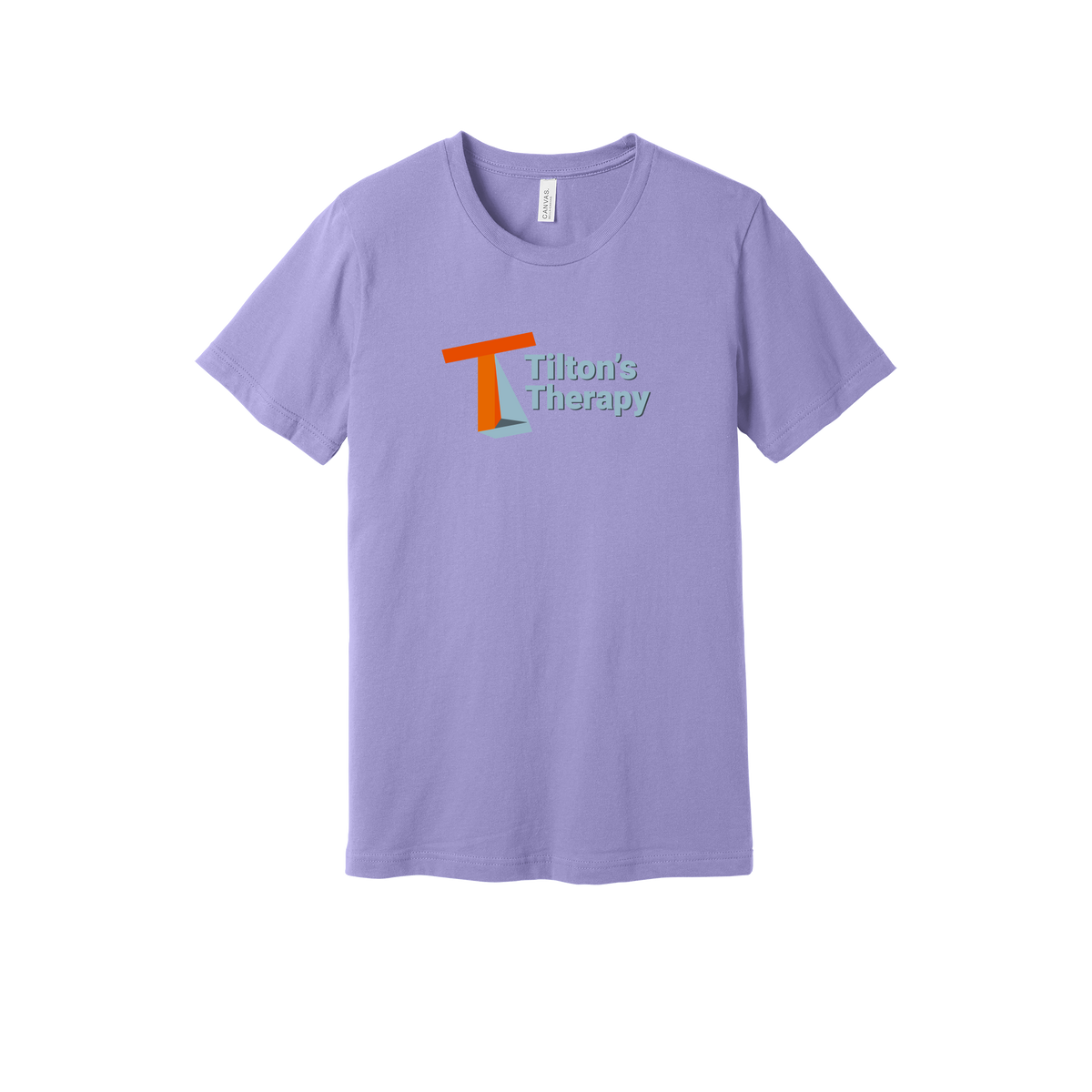 tiltonstherapy-everyday-essentials-short-sleeve-tee-dtf-front-BC3001-darklavender-flat-front