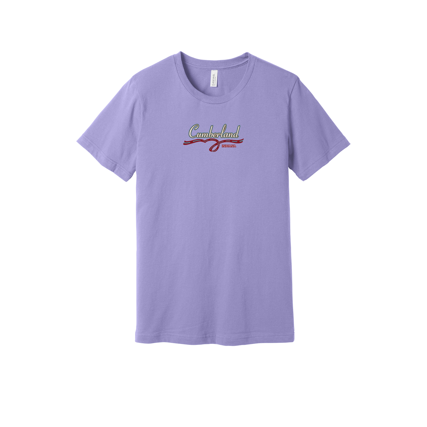 cumberland-everyday-essentials-short-sleeve-tee-dtf-front-BC3001-darklavender-flat-front