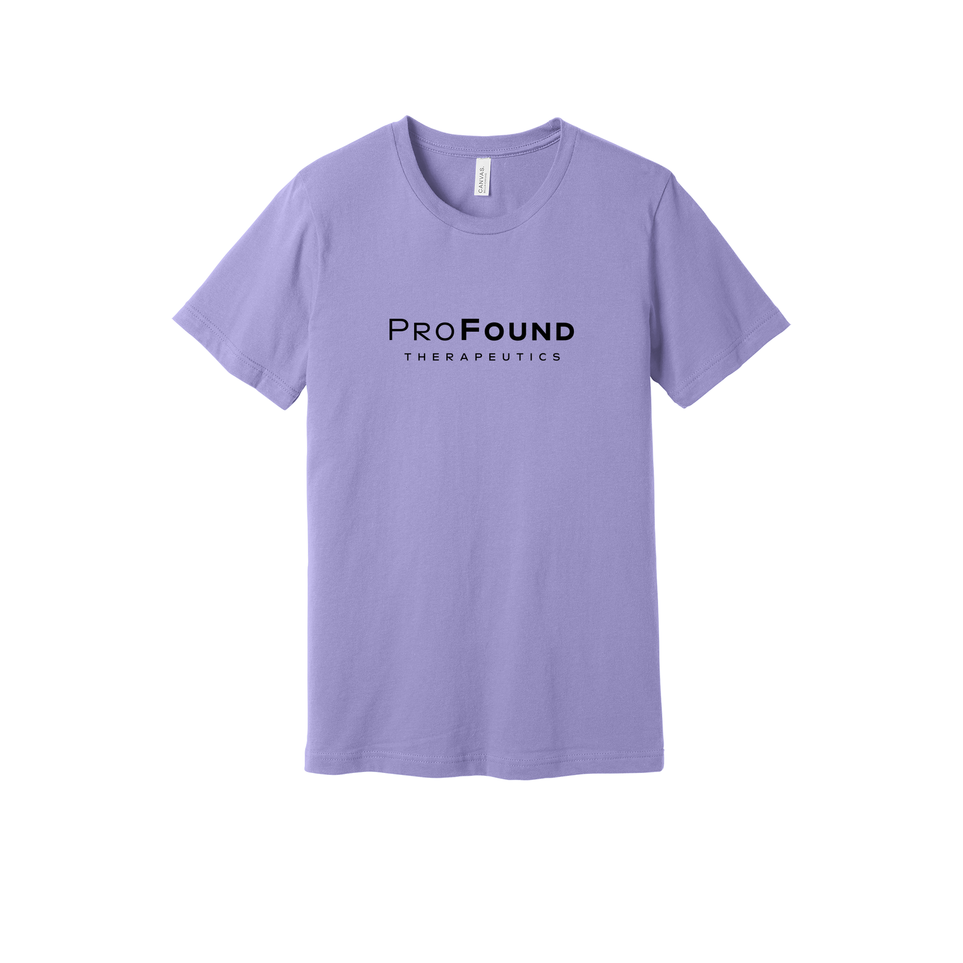 profoundtx-everyday-essentials-short-sleeve-tee-dtf-front-BC3001-darklavender-flat-front
