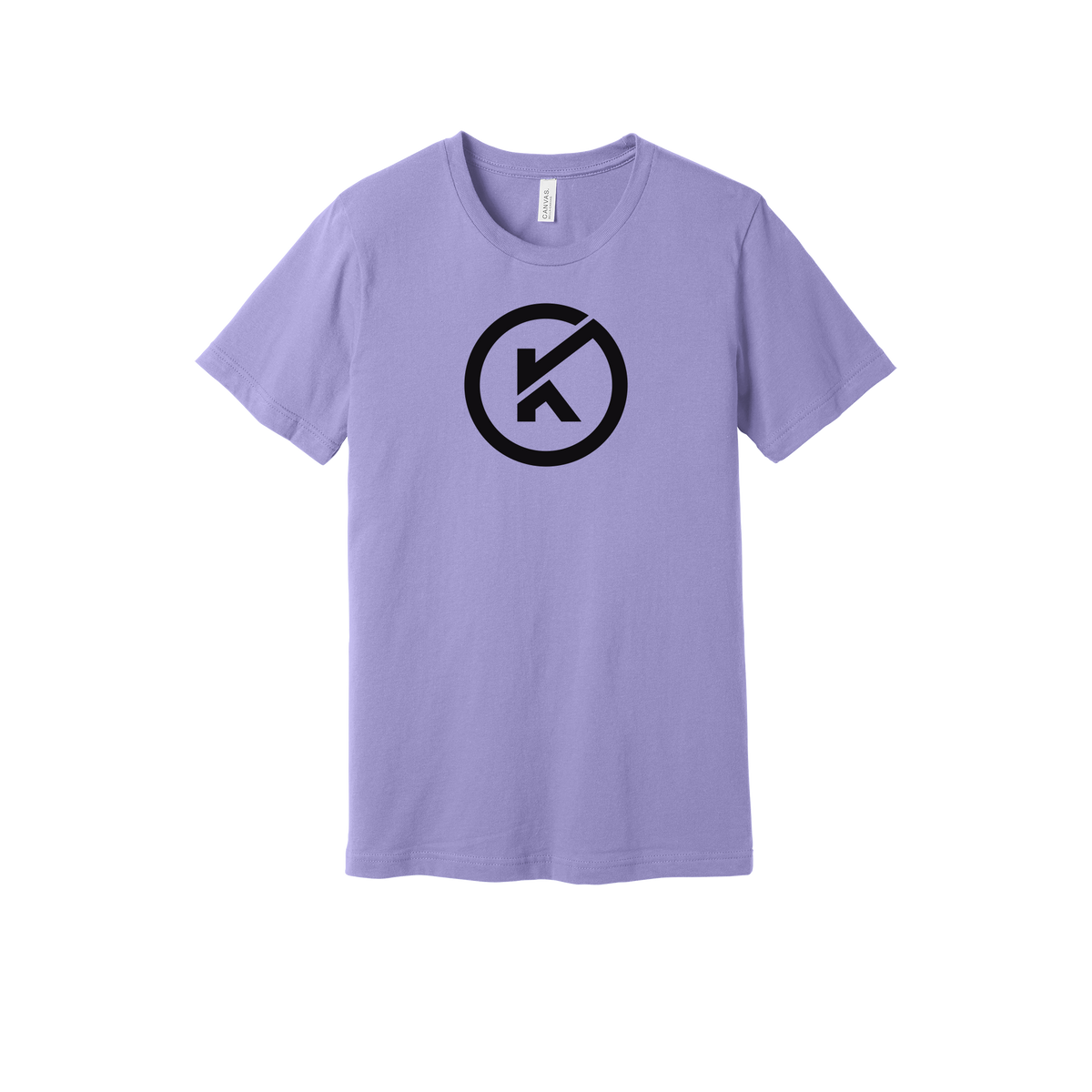 kitmanlabs-everyday-essentials-short-sleeve-tee-dtf-front-BC3001-darklavender-flat-front