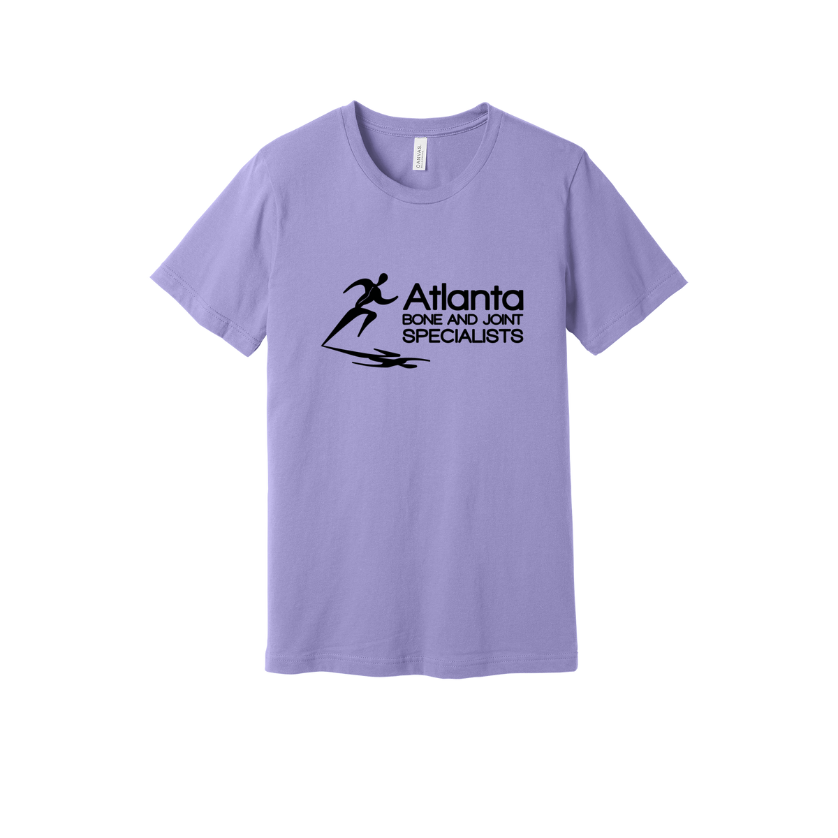 atlantaboneandjoint-everyday-essentials-clinic-short-sleeve-tee-dtf-front-BC3001-darklavender-flat-front