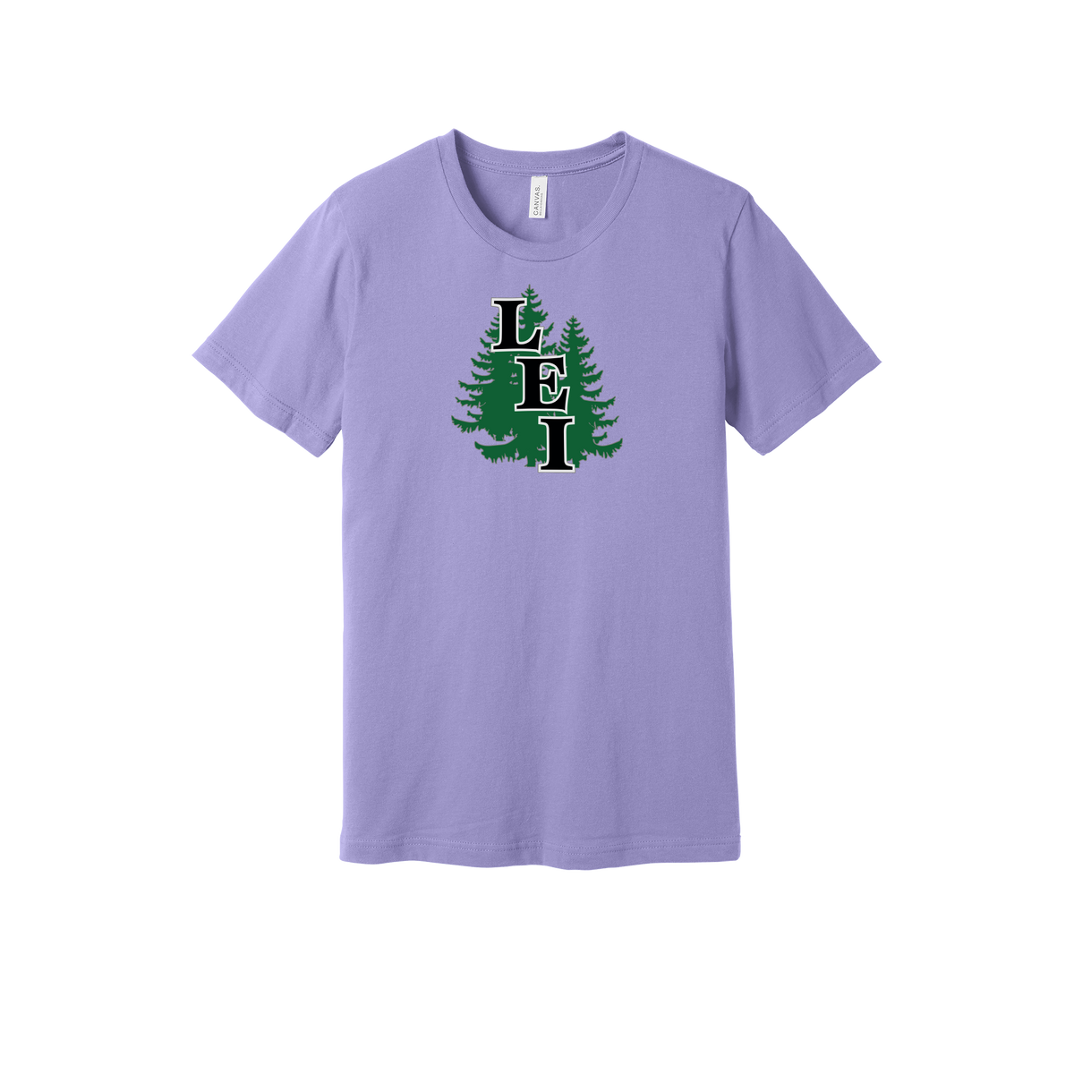 leisite-everyday-essentials-short-sleeve-tee-dtf-front-BC3001-darklavender-flat-front