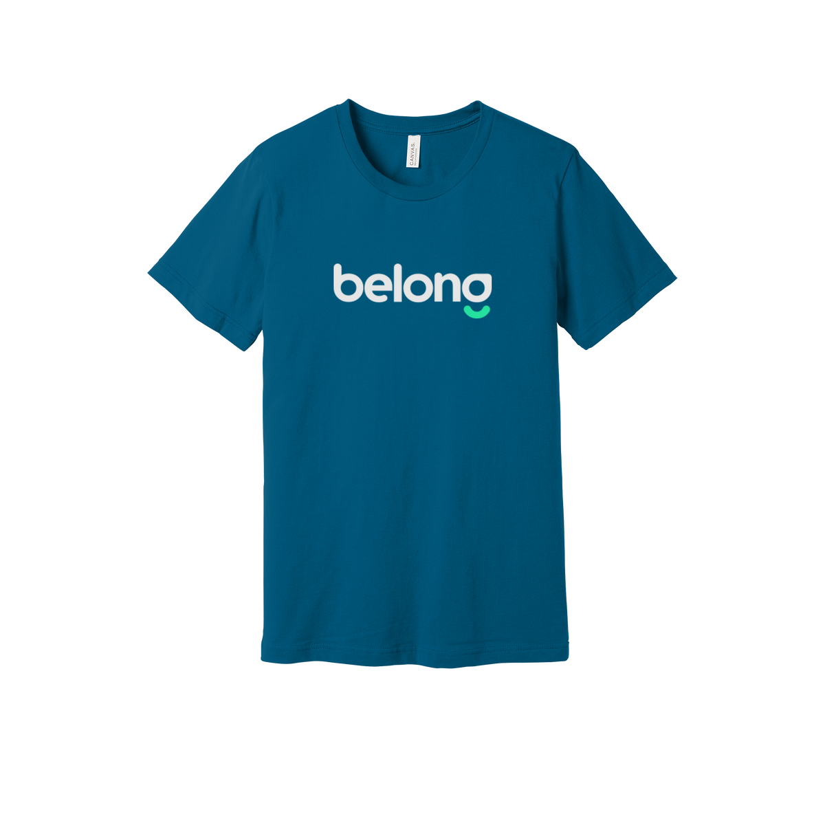 belonghome-everyday-essentials-short-sleeve-tee-dtf-front-BC3001-deepteal-flat-front