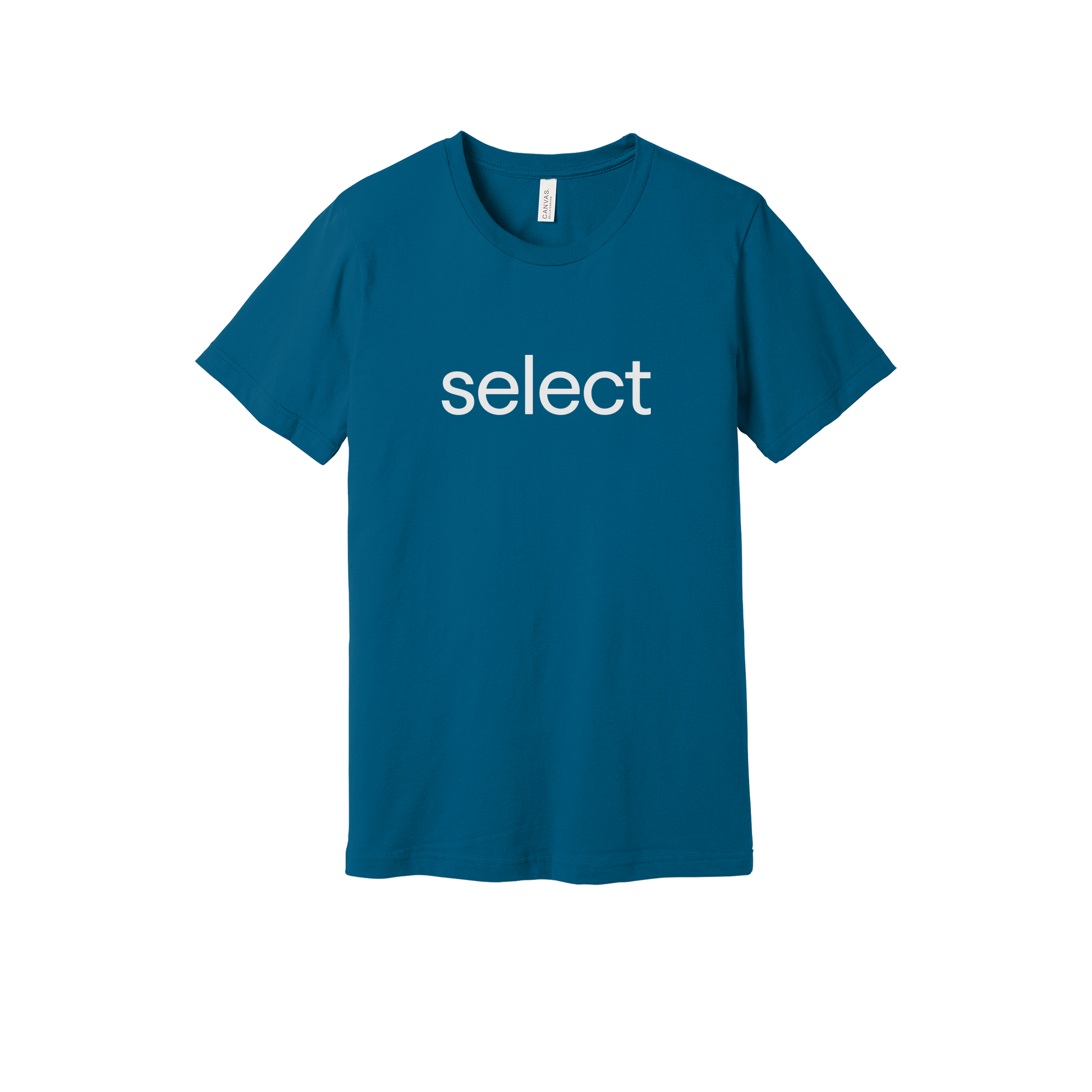 meetselect-everyday-essentials-short-sleeve-tee-dtf-front-BC3001-deepteal-flat-front