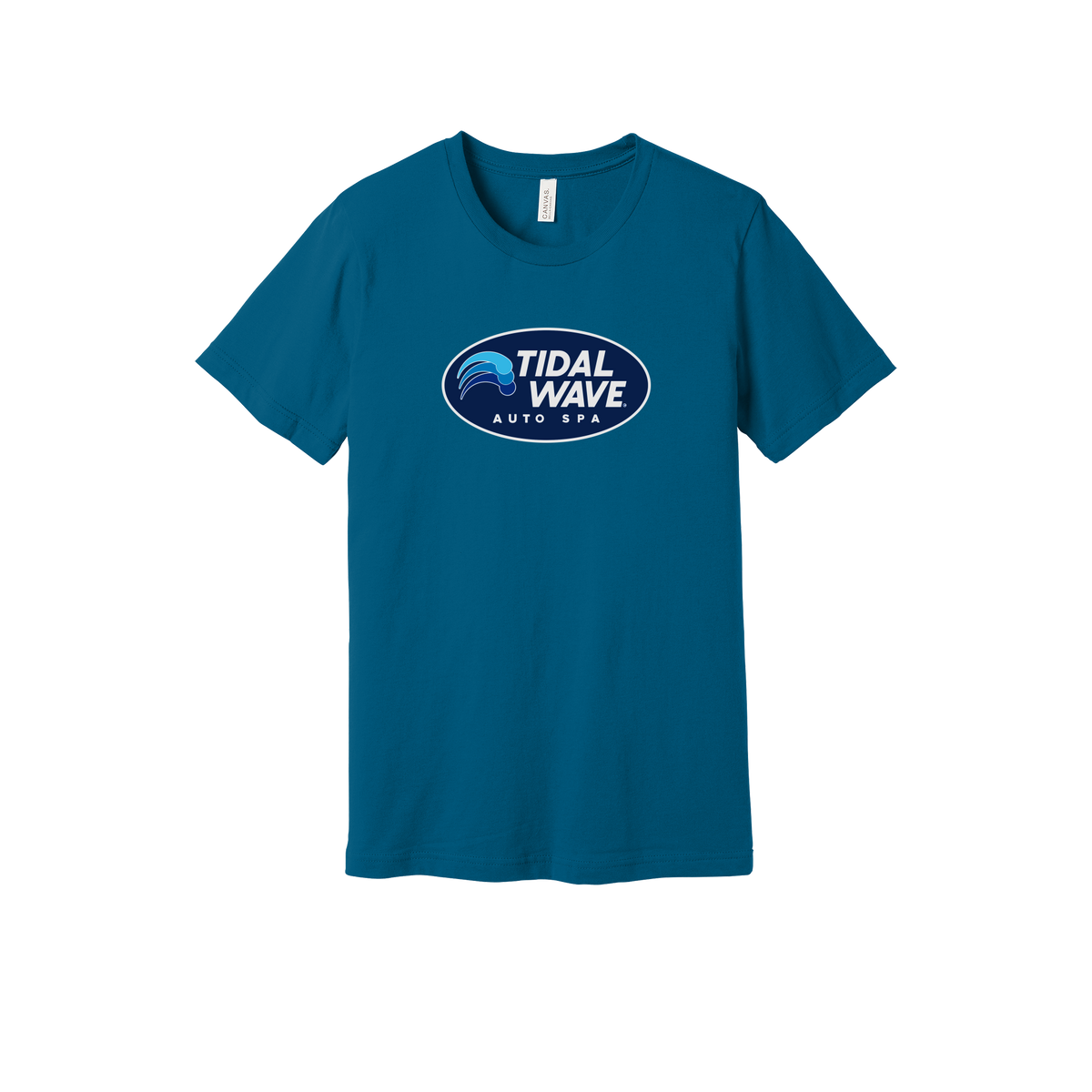 tidalwaveautospa-everyday-essentials-short-sleeve-tee-dtf-front-BC3001-deepteal-flat-front