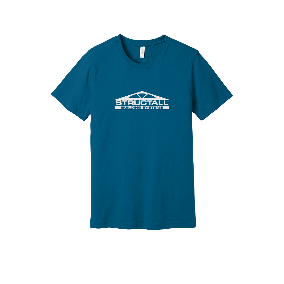 structall-everyday-essentials-short-sleeve-tee-dtf-front-BC3001-deepteal-flat-front