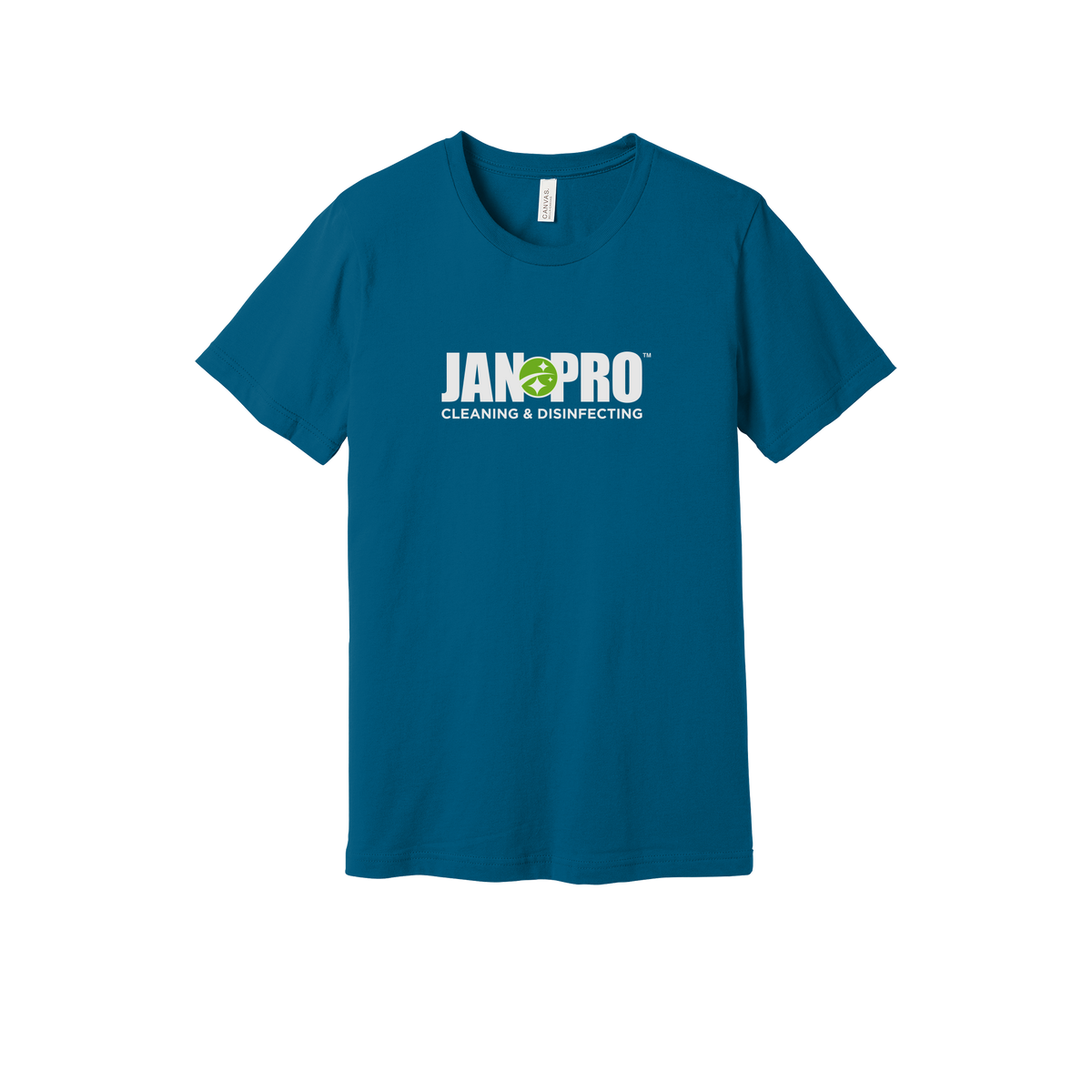 jan-pro-everyday-essentials-short-sleeve-tee-dtf-front-BC3001-deepteal-flat-front