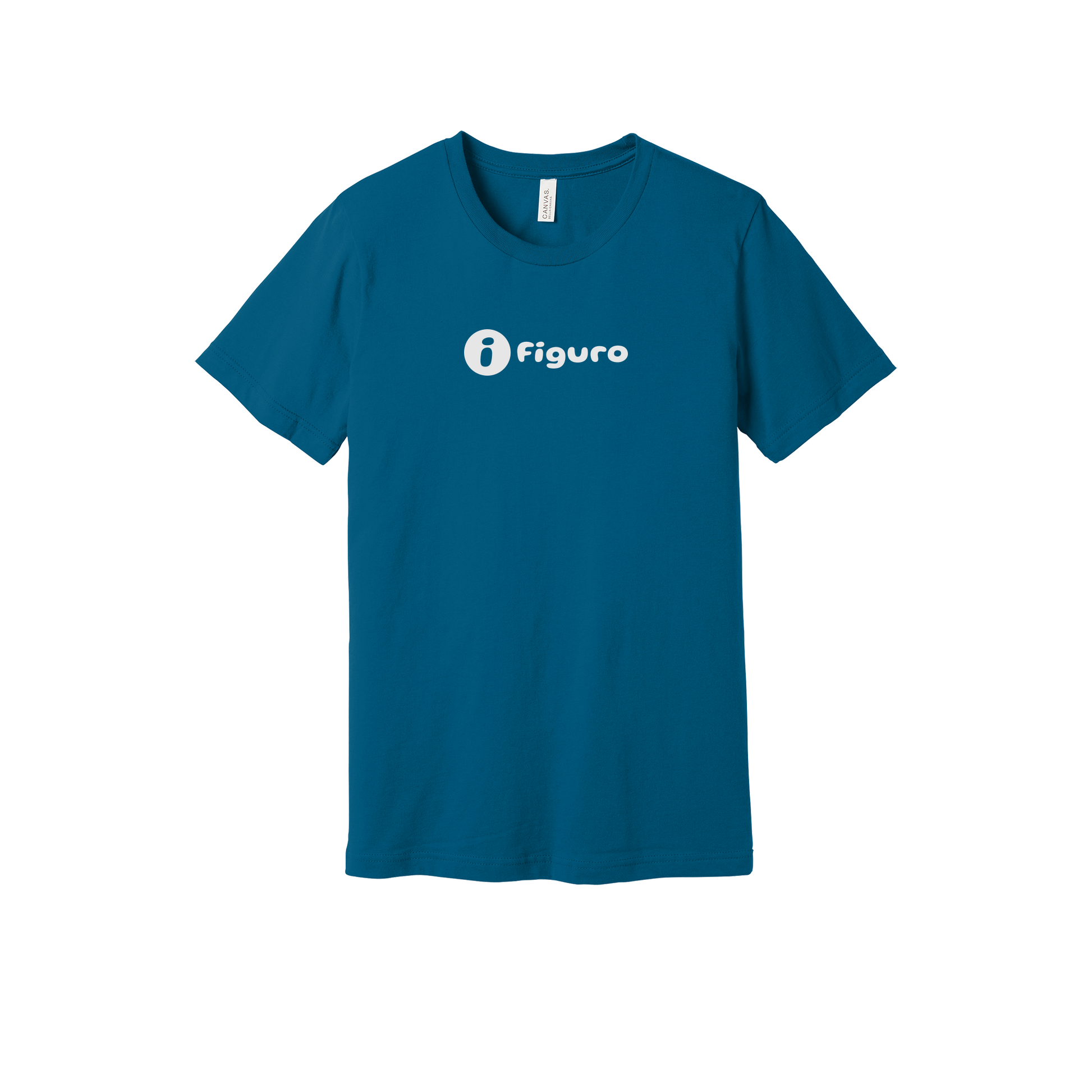 getfiguro-everyday-essentials-short-sleeve-tee-dtf-front-BC3001-deepteal-flat-front