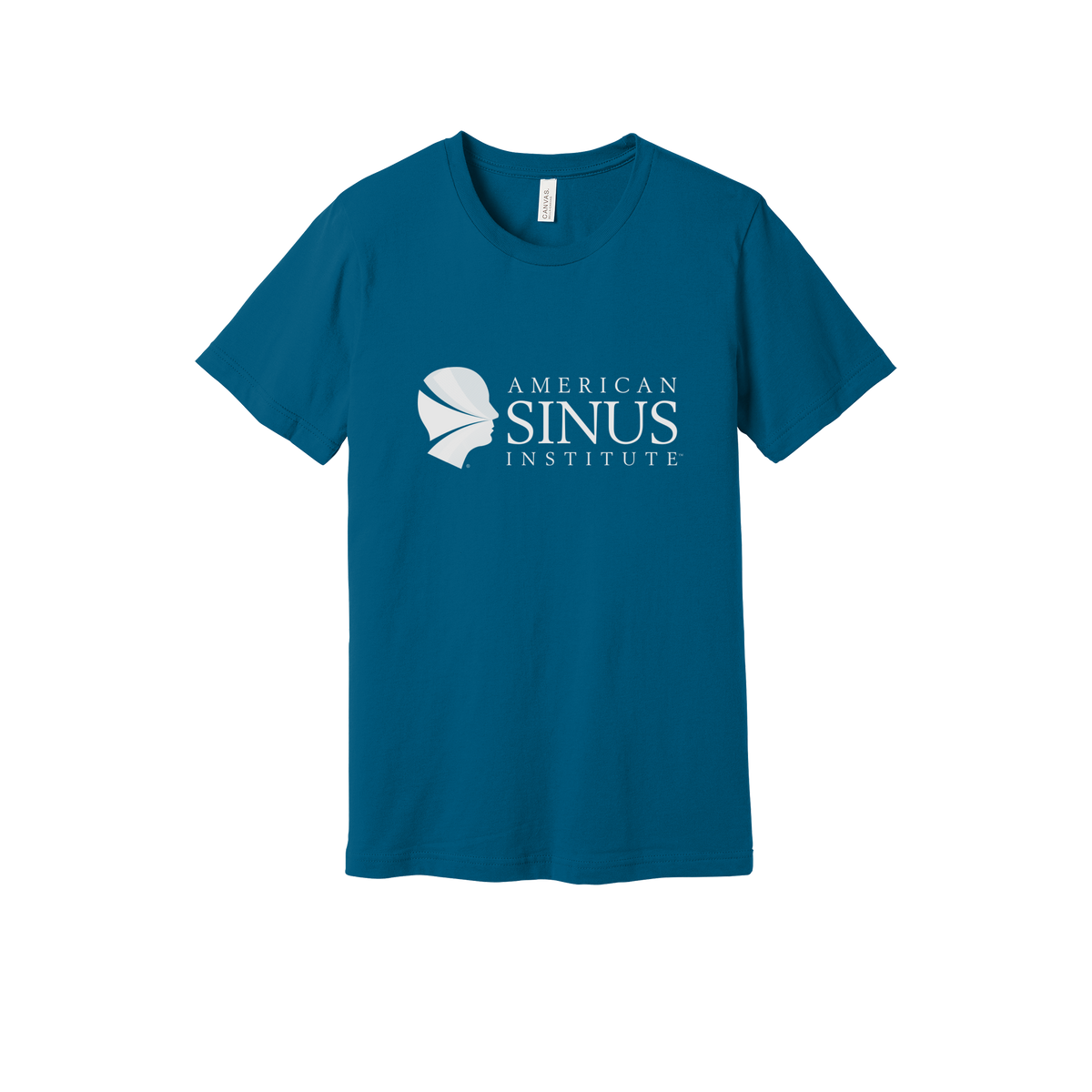 americansinus-everyday-essentials-clinic-short-sleeve-tee-dtf-front-BC3001-deepteal-flat-front