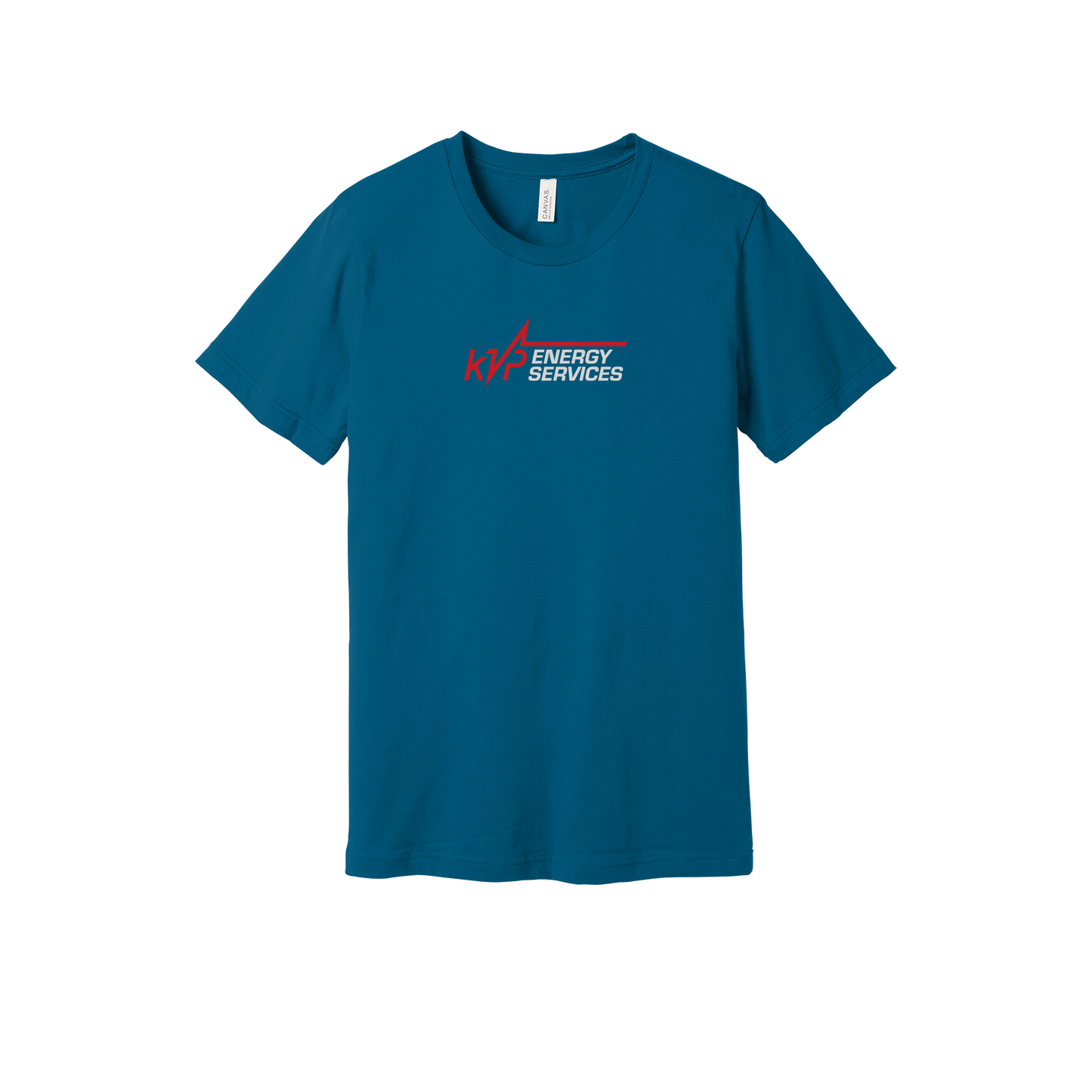 kvpenergy-everyday-essentials-short-sleeve-tee-dtf-front-BC3001-deepteal-flat-front