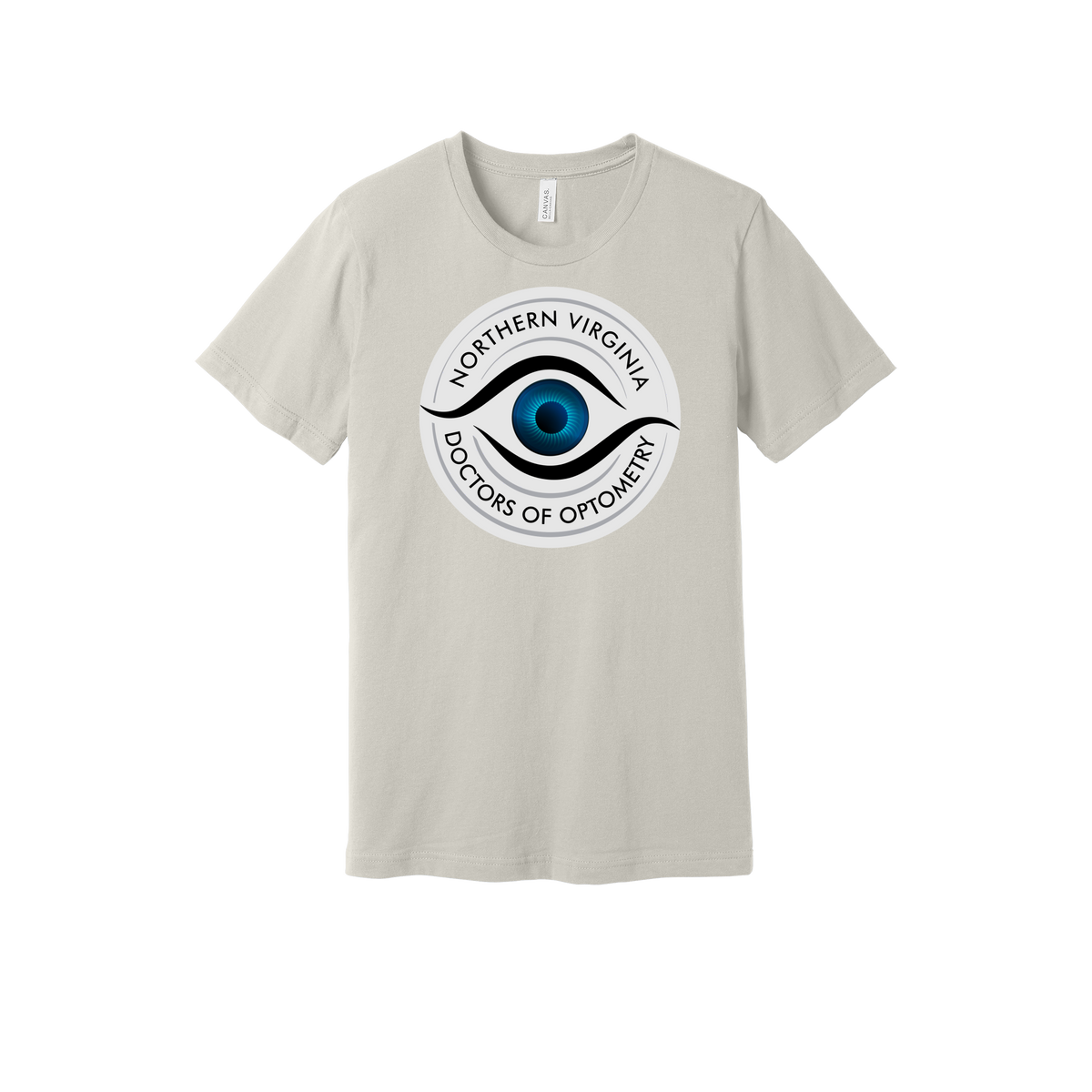 novaeyedocs-everyday-essentials-clinic-short-sleeve-tee-dtf-front-BC3001-dust-flat-front