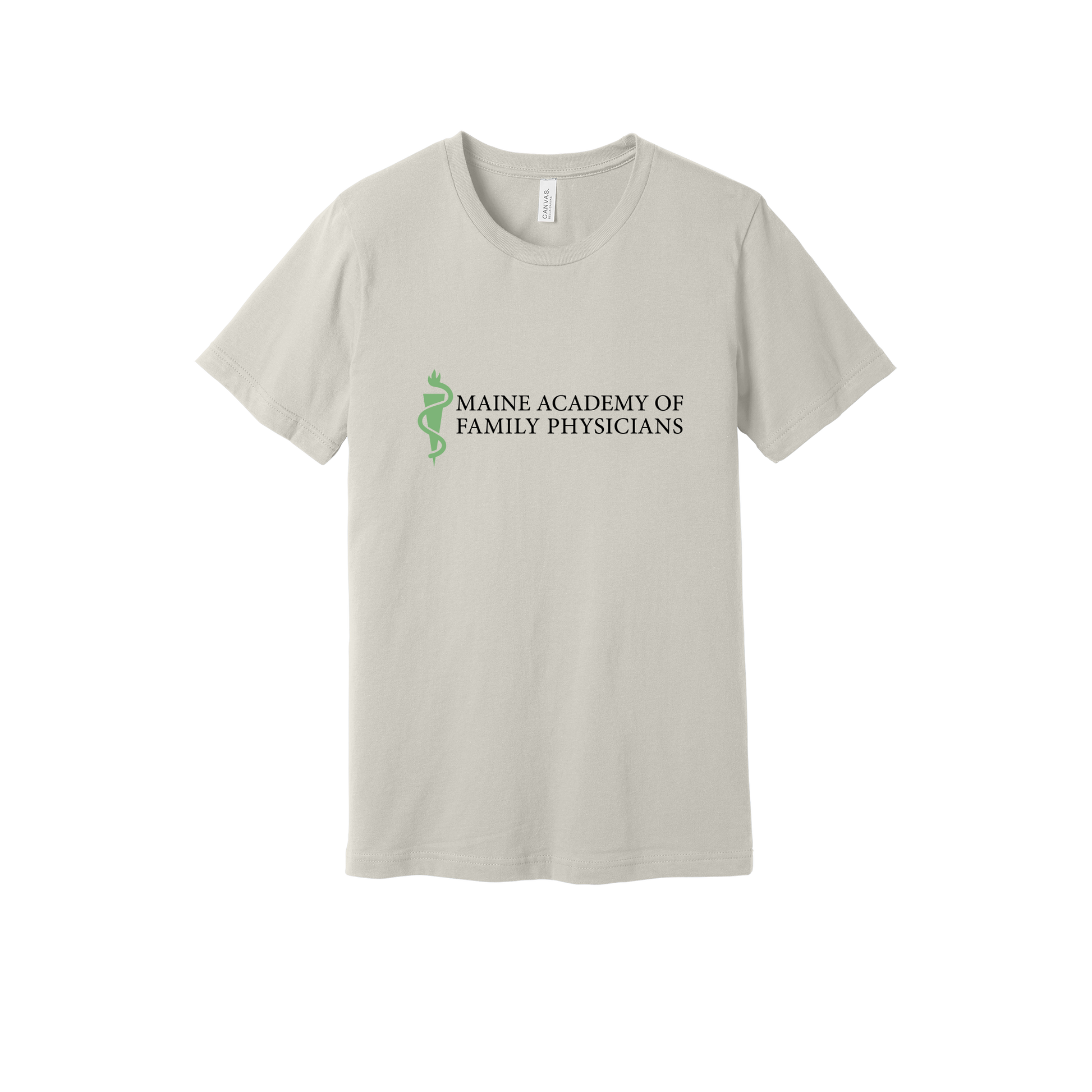 maineafp-everyday-essentials-clinic-short-sleeve-tee-dtf-front-BC3001-dust-flat-front