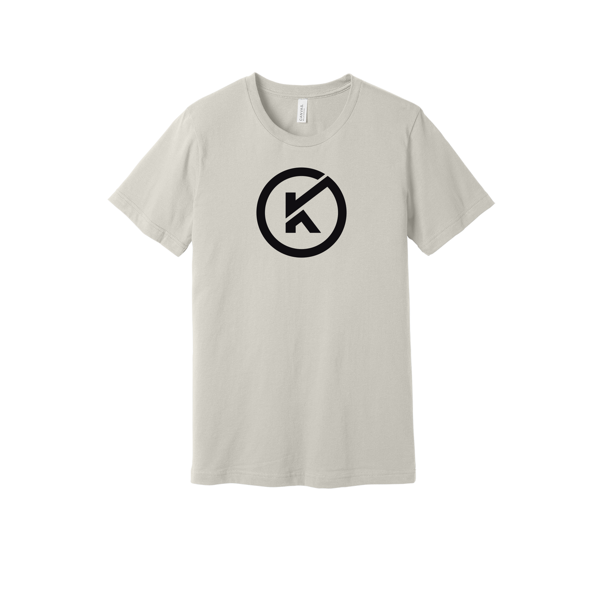 kitmanlabs-everyday-essentials-short-sleeve-tee-dtf-front-BC3001-dust-flat-front