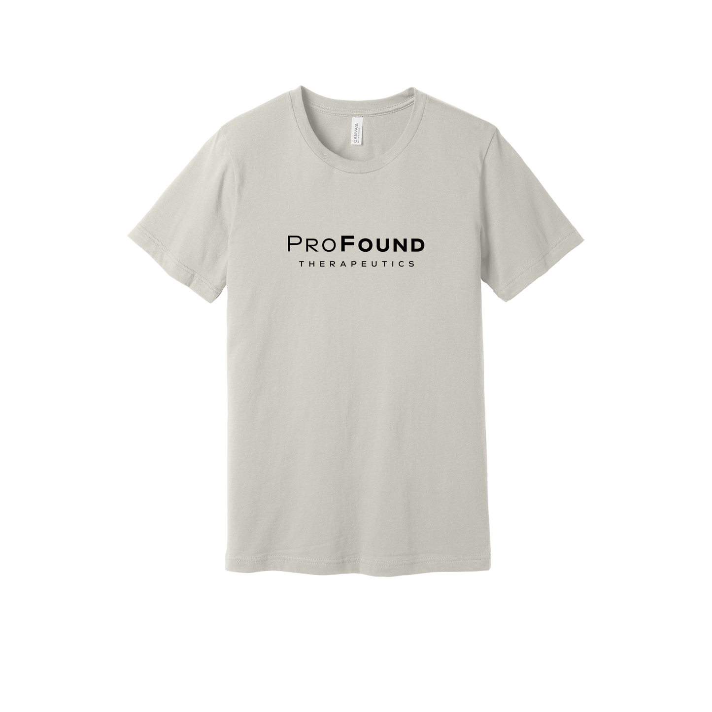profoundtx-everyday-essentials-short-sleeve-tee-dtf-front-BC3001-dust-flat-front