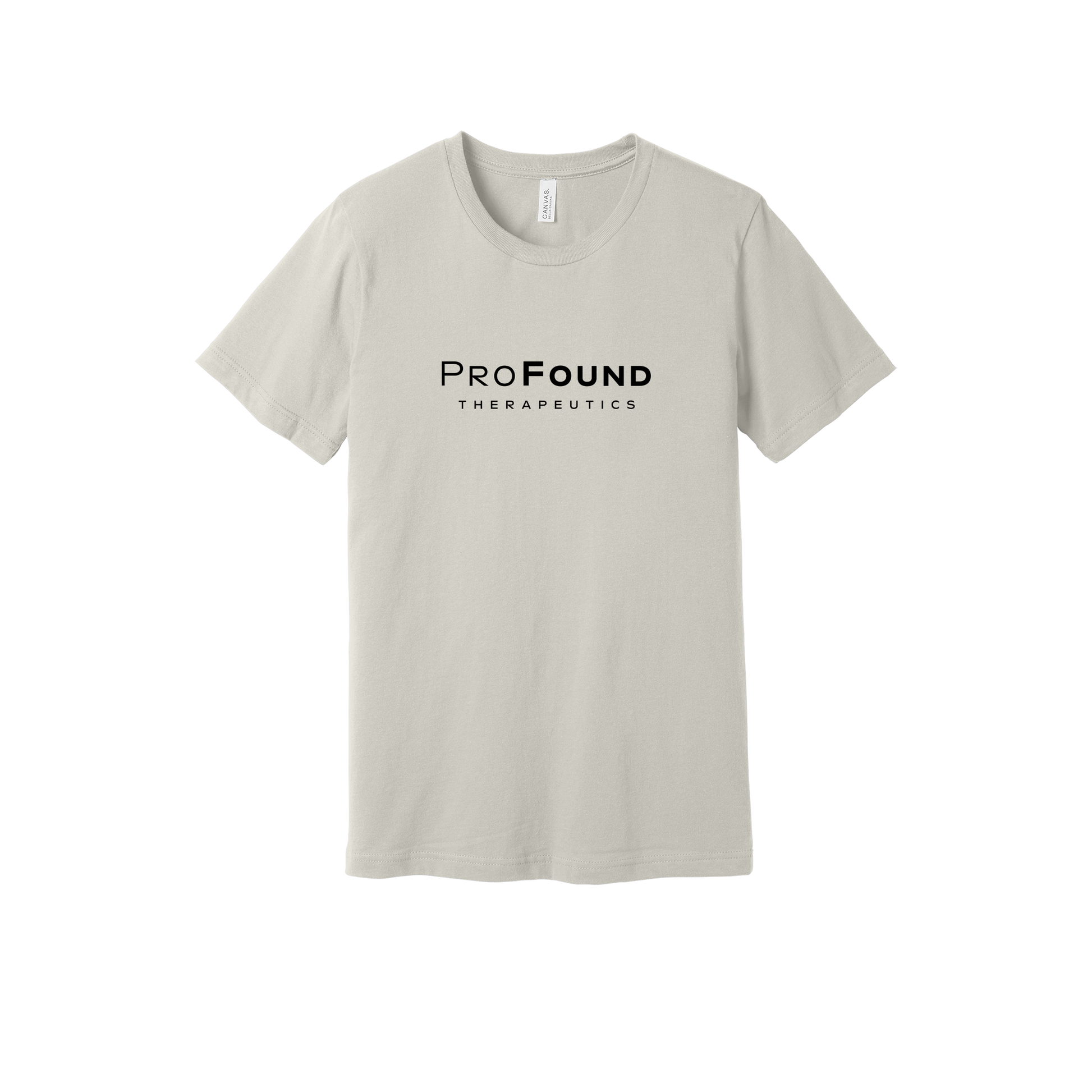 profoundtx-everyday-essentials-short-sleeve-tee-dtf-front-BC3001-dust-flat-front