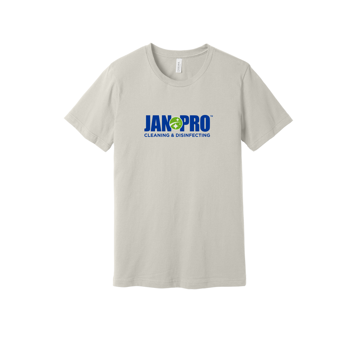 jan-pro-everyday-essentials-short-sleeve-tee-dtf-front-BC3001-dust-flat-front