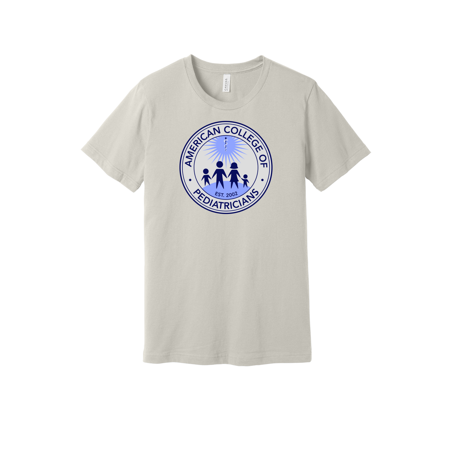 acpeds-everyday-essentials-clinic-short-sleeve-tee-dtf-front-BC3001-dust-flat-front