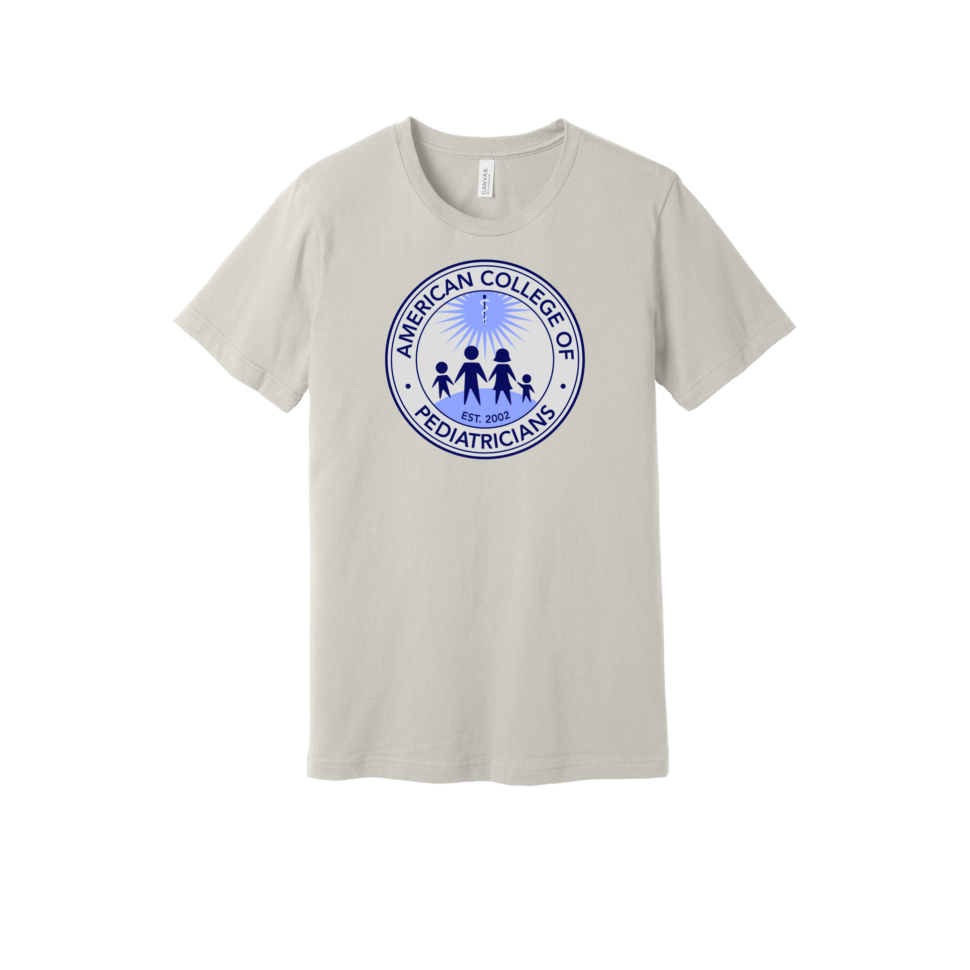 acpeds-everyday-essentials-clinic-short-sleeve-tee-dtf-front-BC3001-dust-flat-front