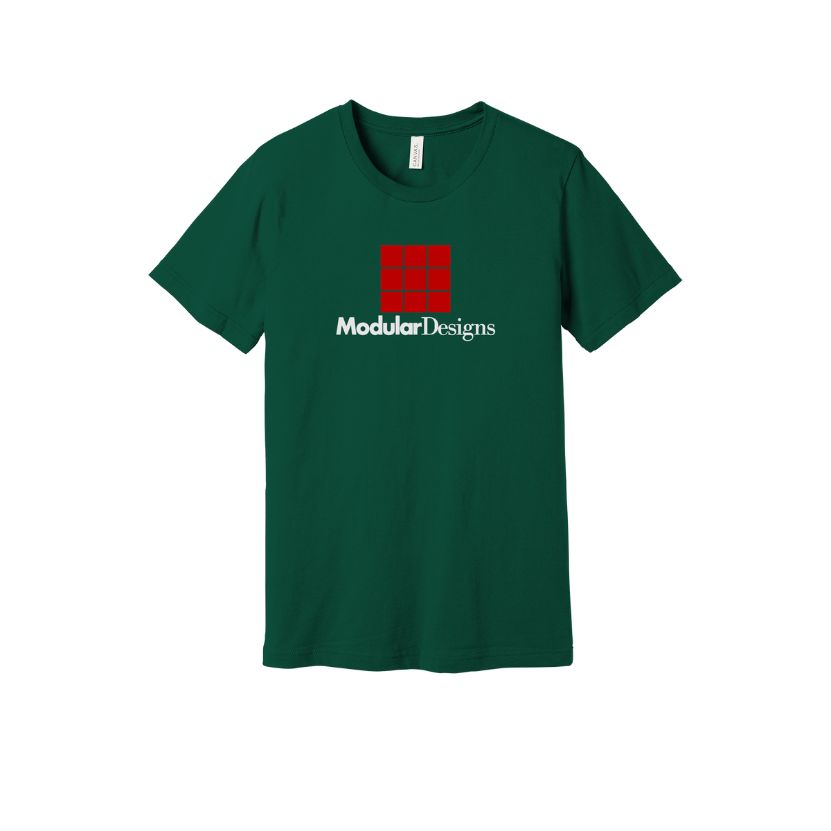 modulardesignsflooring-everyday-essentials-short-sleeve-tee-dtf-front-BC3001-forest-flat-front