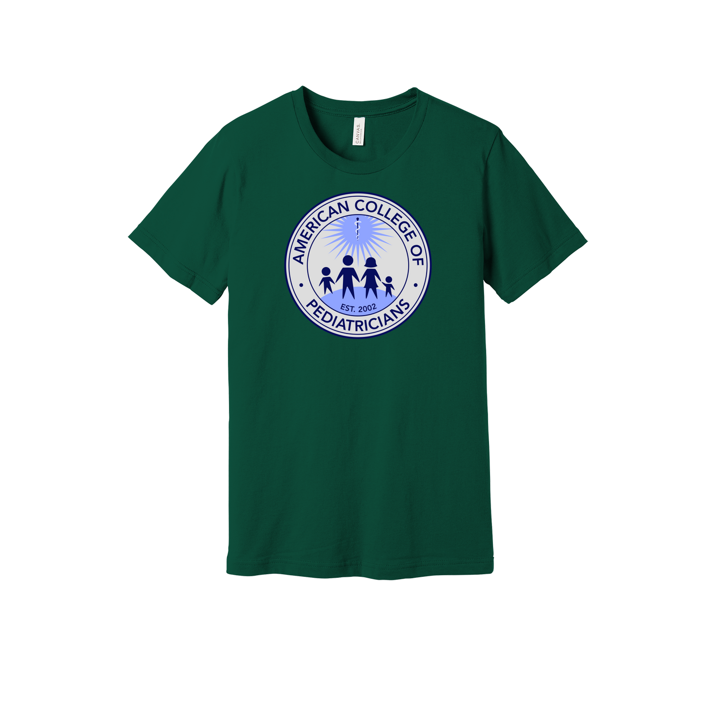 acpeds-everyday-essentials-clinic-short-sleeve-tee-dtf-front-BC3001-forest-flat-front