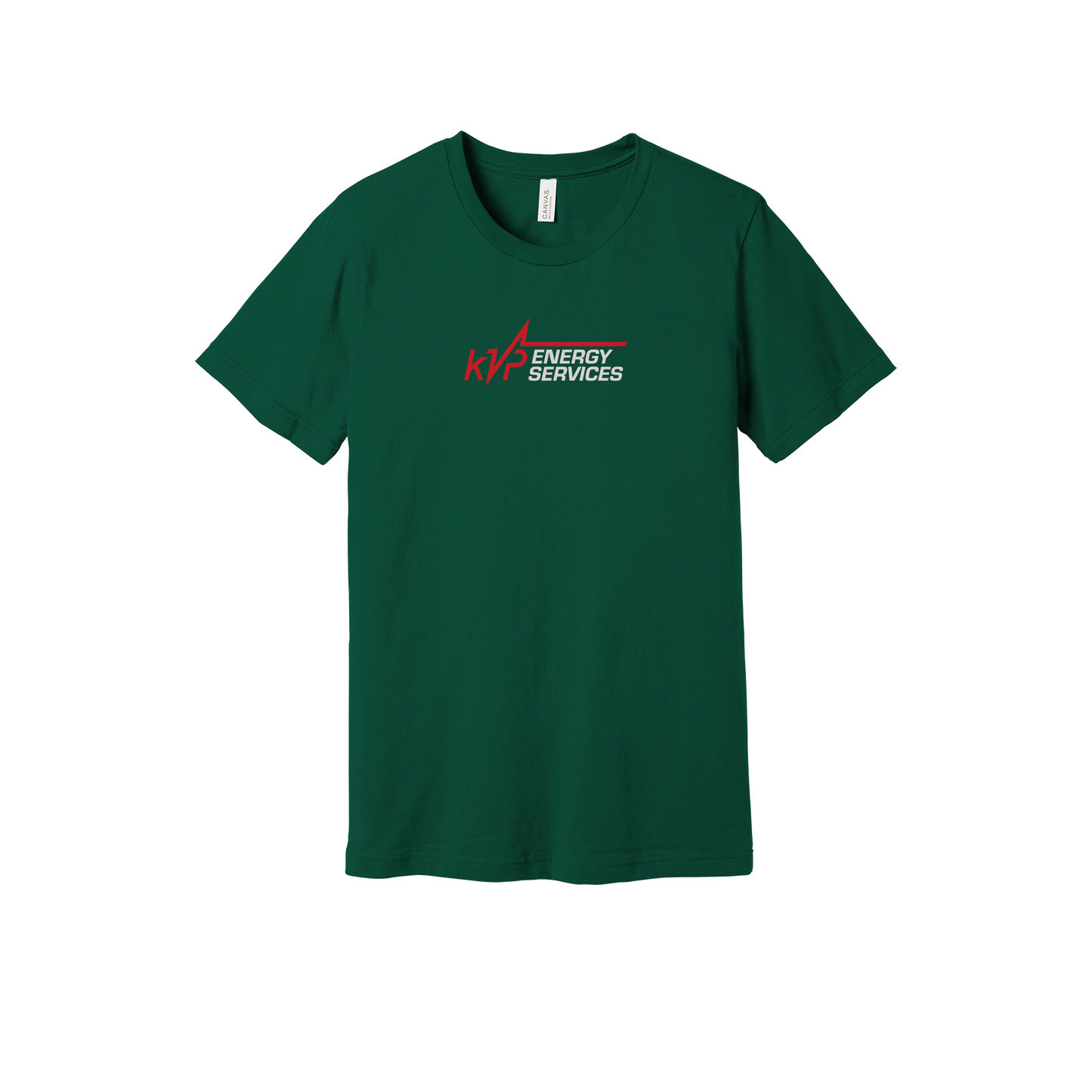 kvpenergy-everyday-essentials-short-sleeve-tee-dtf-front-BC3001-forest-flat-front