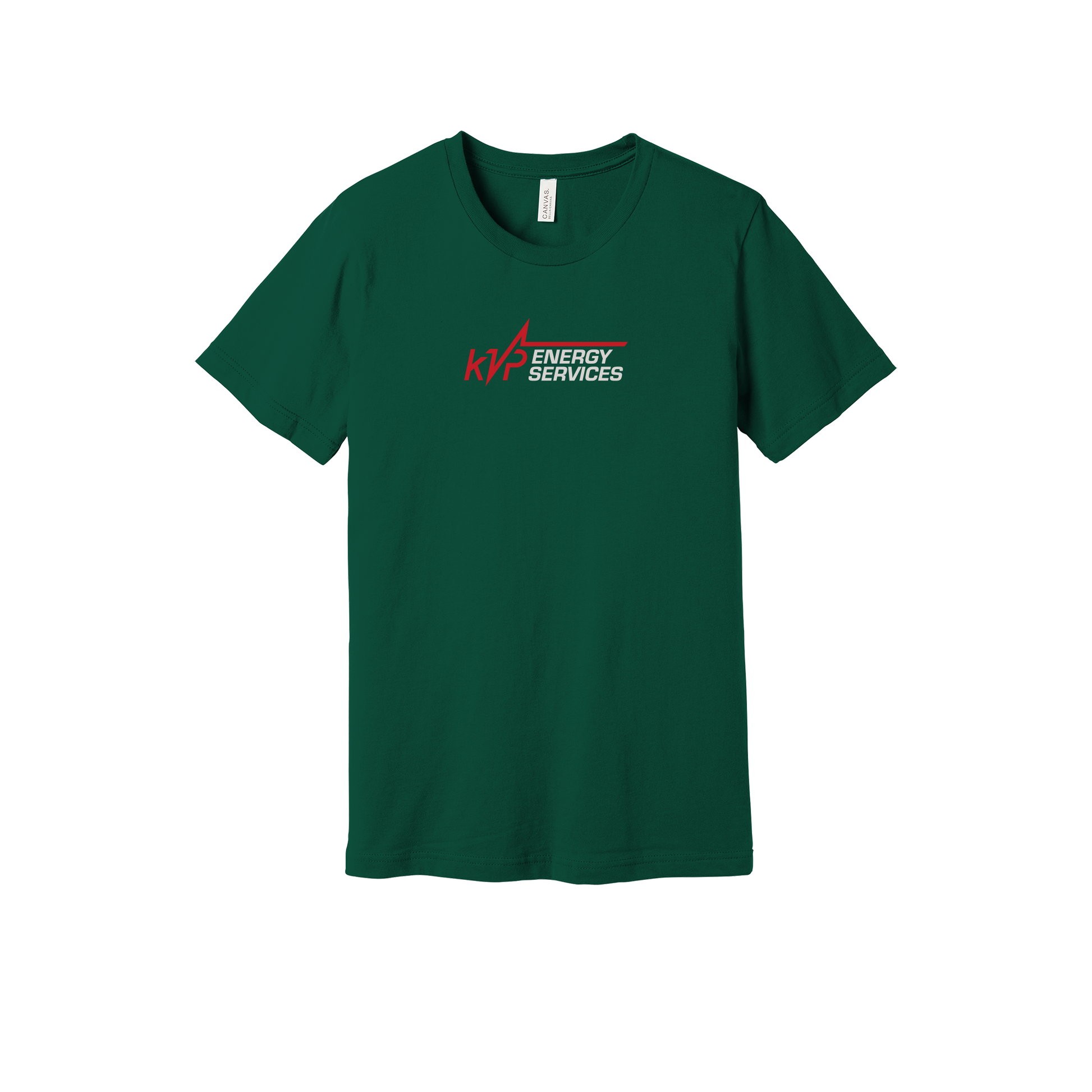 kvpenergy-everyday-essentials-short-sleeve-tee-dtf-front-BC3001-forest-flat-front