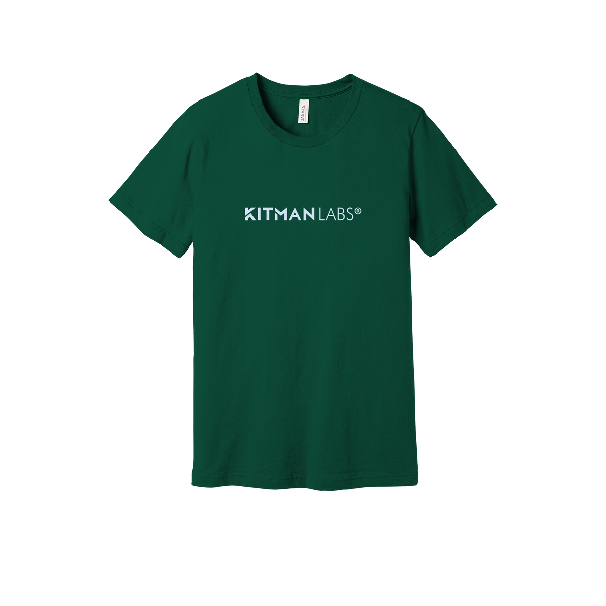 kitmanlabs-everyday-essentials-short-sleeve-tee-dtf-front-BC3001-forest-flat-front