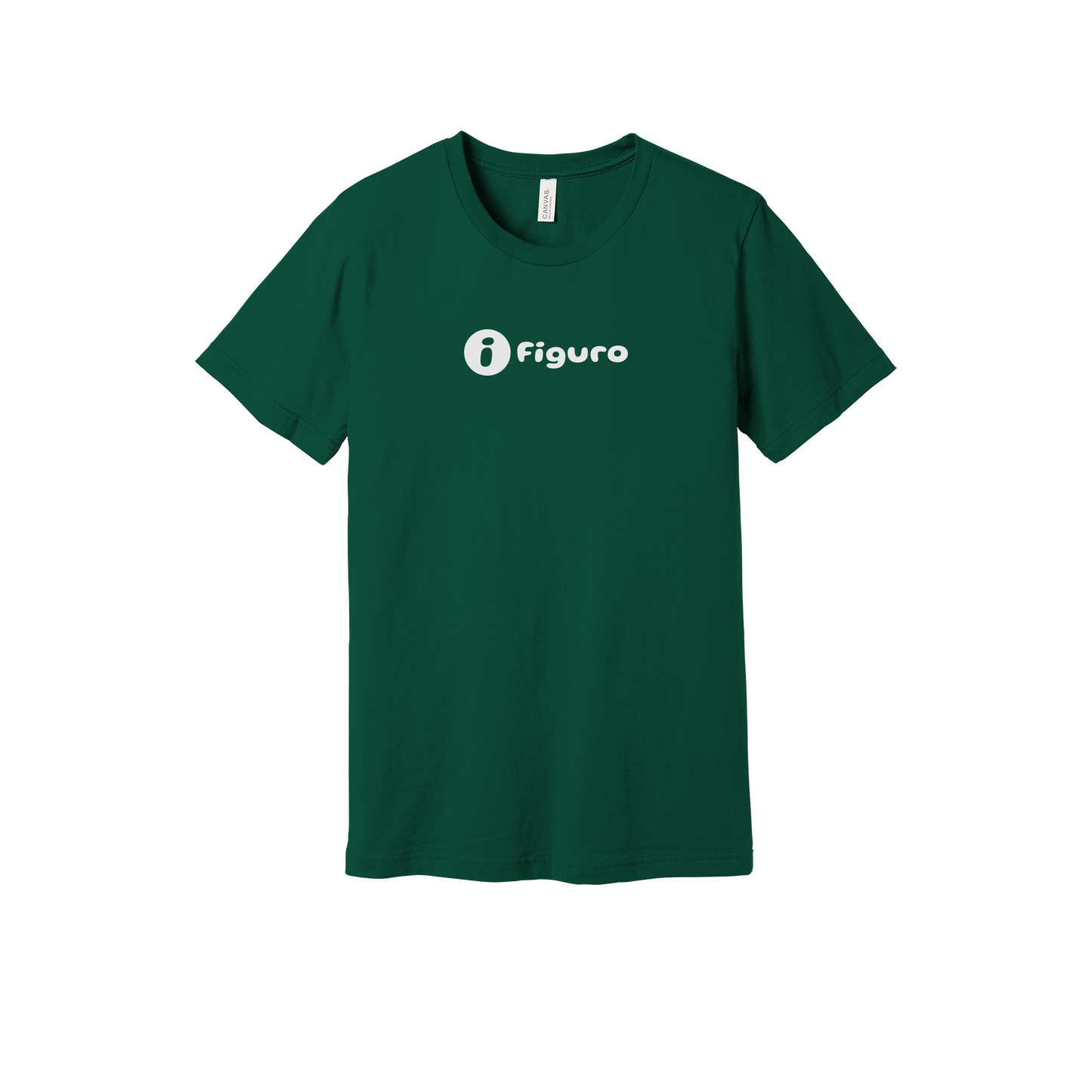 getfiguro-everyday-essentials-short-sleeve-tee-dtf-front-BC3001-forest-flat-front