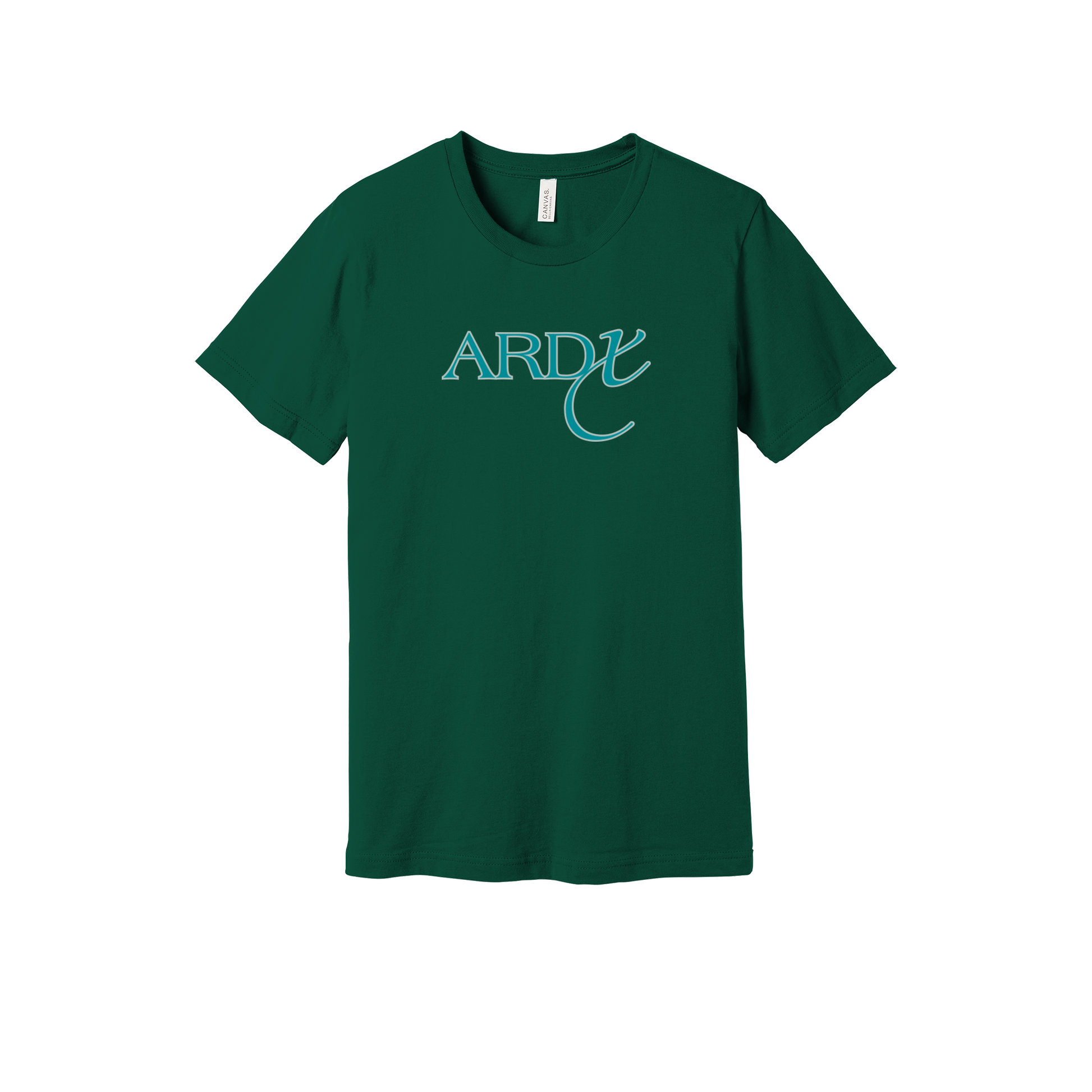 ardx-everyday-essentials-short-sleeve-tee-dtf-front-BC3001-forest-flat-front