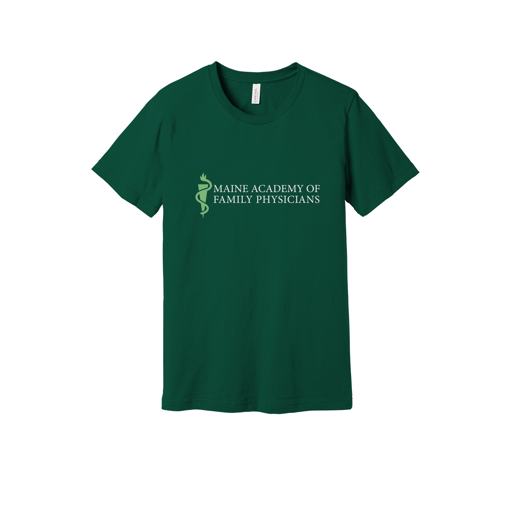 maineafp-everyday-essentials-clinic-short-sleeve-tee-dtf-front-BC3001-forest-flat-front