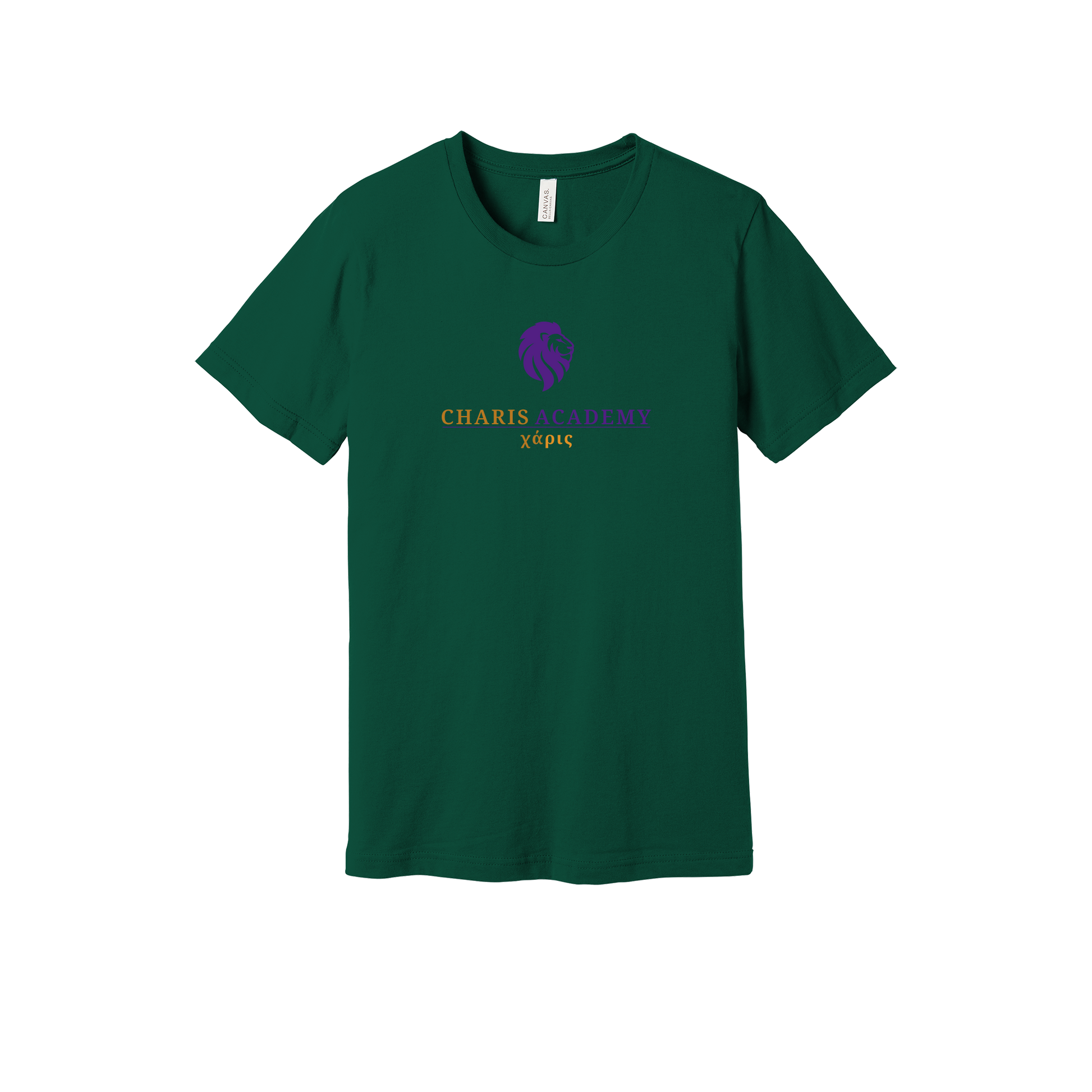 cahazleton-everyday-essentials-short-sleeve-tee-dtf-front-BC3001-forest-flat-front
