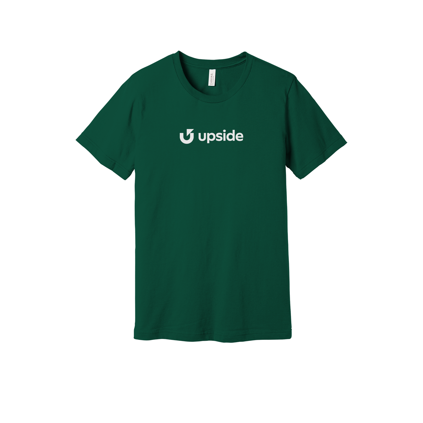 upside-everyday-essentials-short-sleeve-tee-dtf-front-BC3001-forest-flat-front