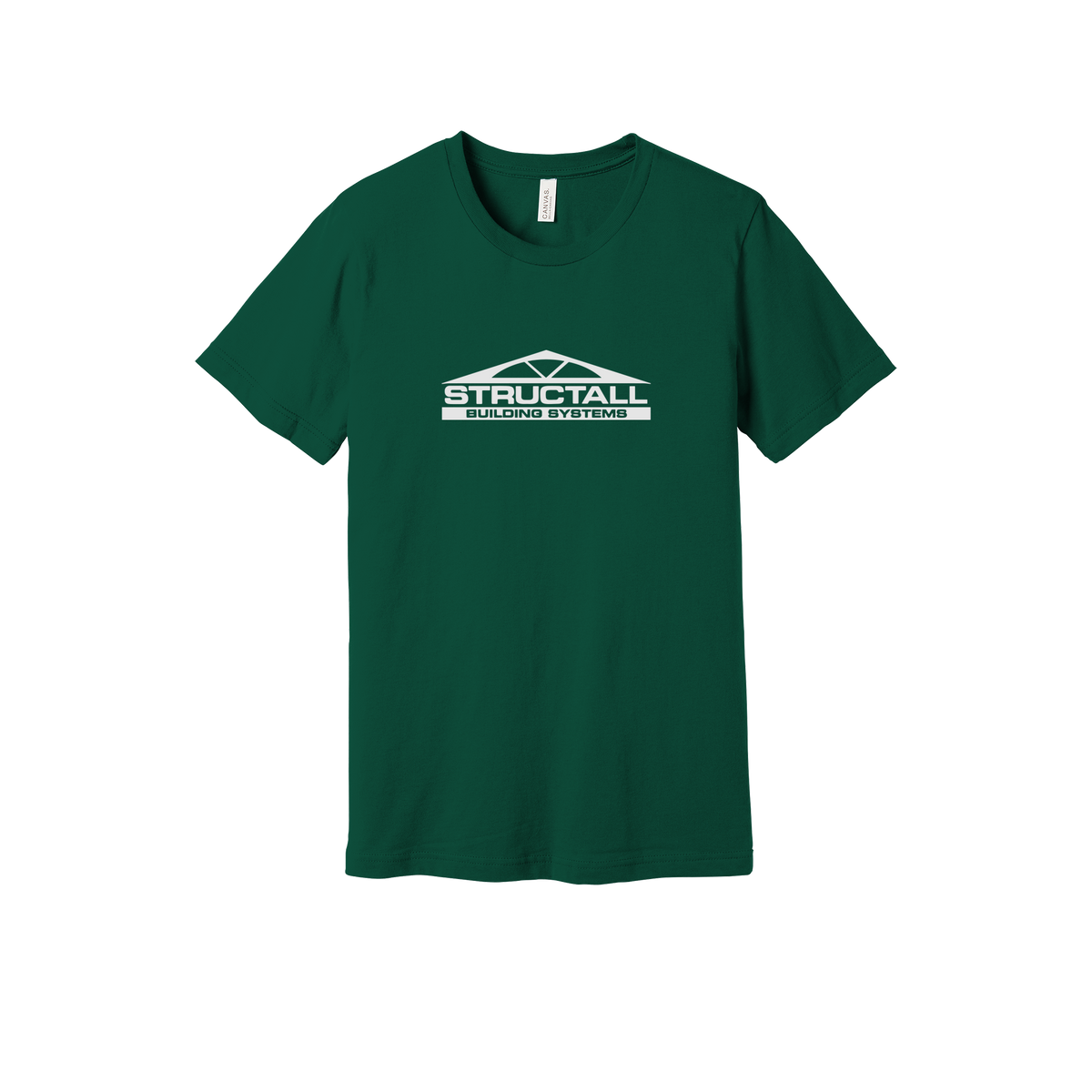 structall-everyday-essentials-short-sleeve-tee-dtf-front-BC3001-forest-flat-front