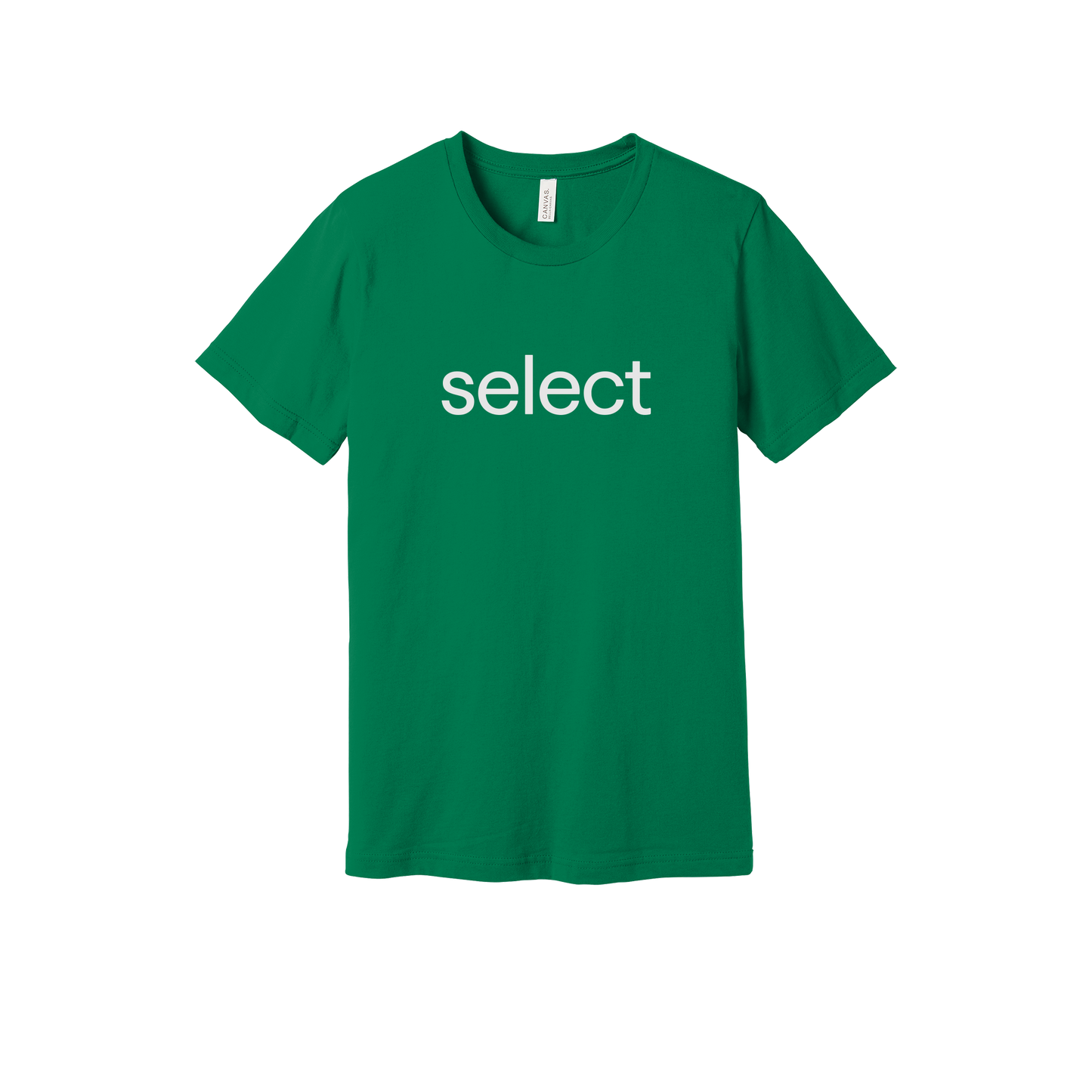meetselect-everyday-essentials-short-sleeve-tee-dtf-front-BC3001-kelly-flat-front