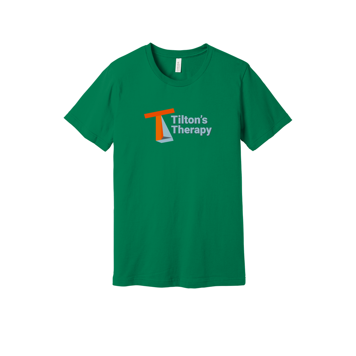 tiltonstherapy-everyday-essentials-short-sleeve-tee-dtf-front-BC3001-kelly-flat-front