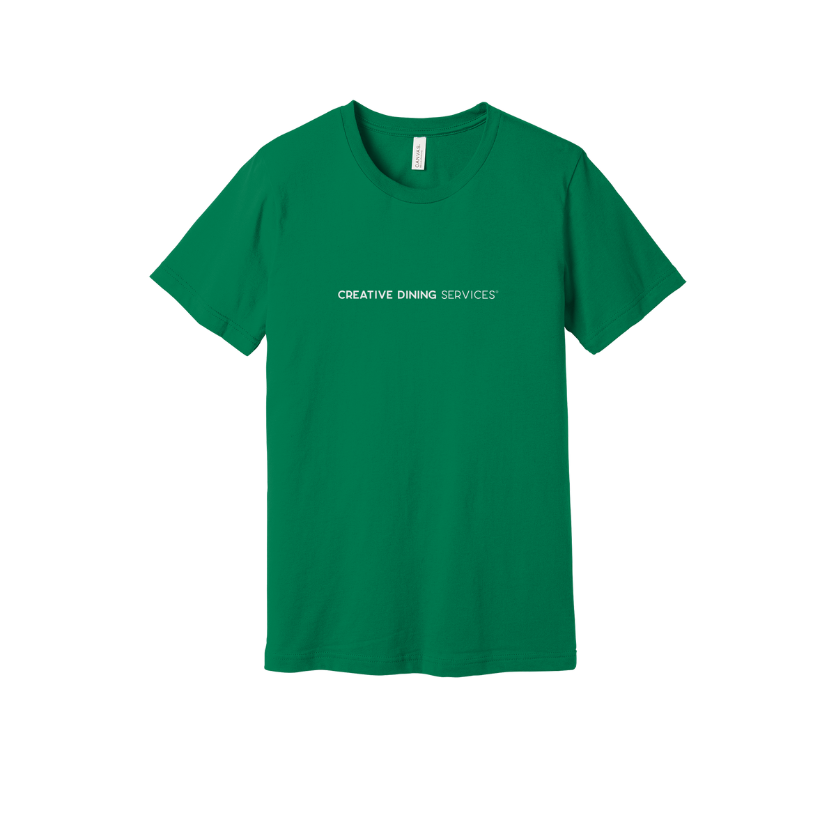 creativedining-everyday-essentials-short-sleeve-tee-dtf-front-BC3001-kelly-flat-front
