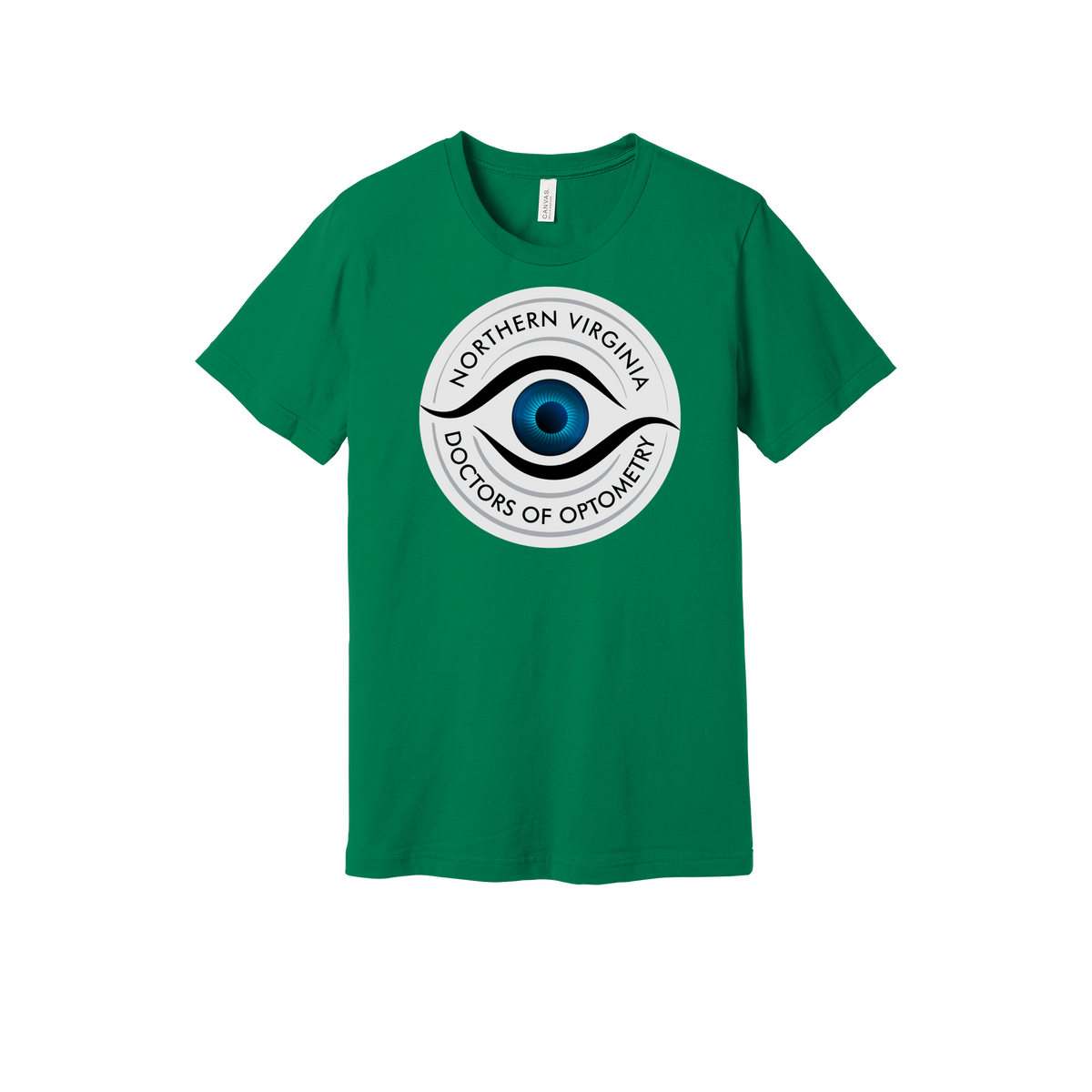novaeyedocs-everyday-essentials-clinic-short-sleeve-tee-dtf-front-BC3001-kelly-flat-front