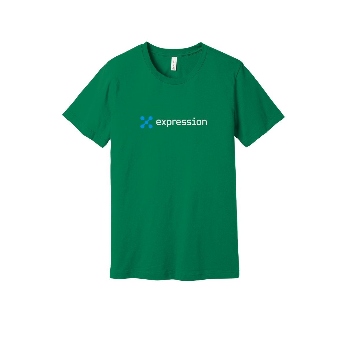 expr-everyday-essentials-short-sleeve-tee-dtf-front-BC3001-kelly-flat-front